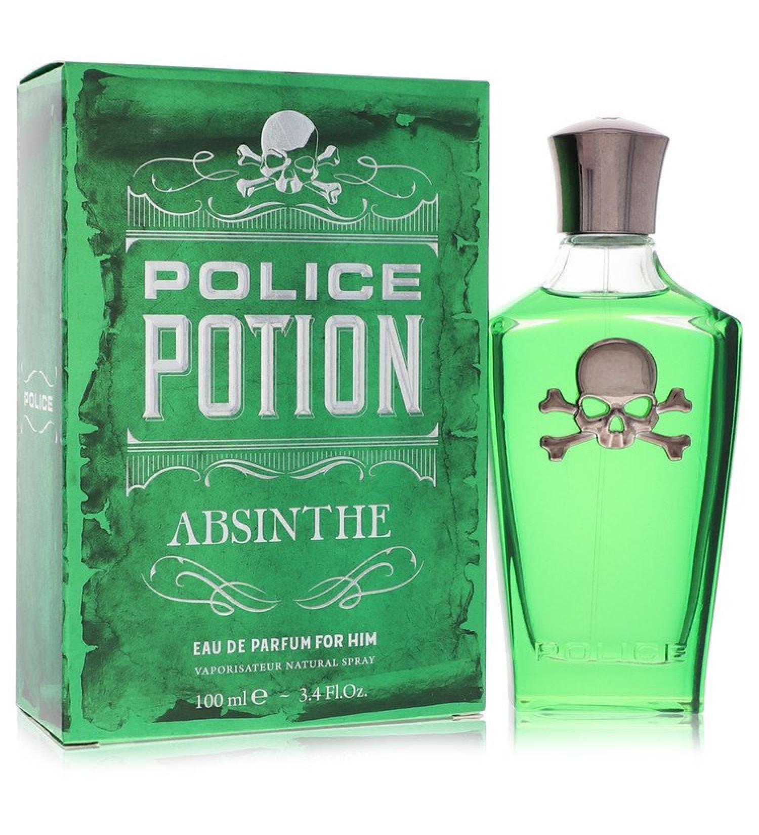 Police Potion Absinthe by Police Colognes Eau De Parfum Spray 3.4 oz for Men