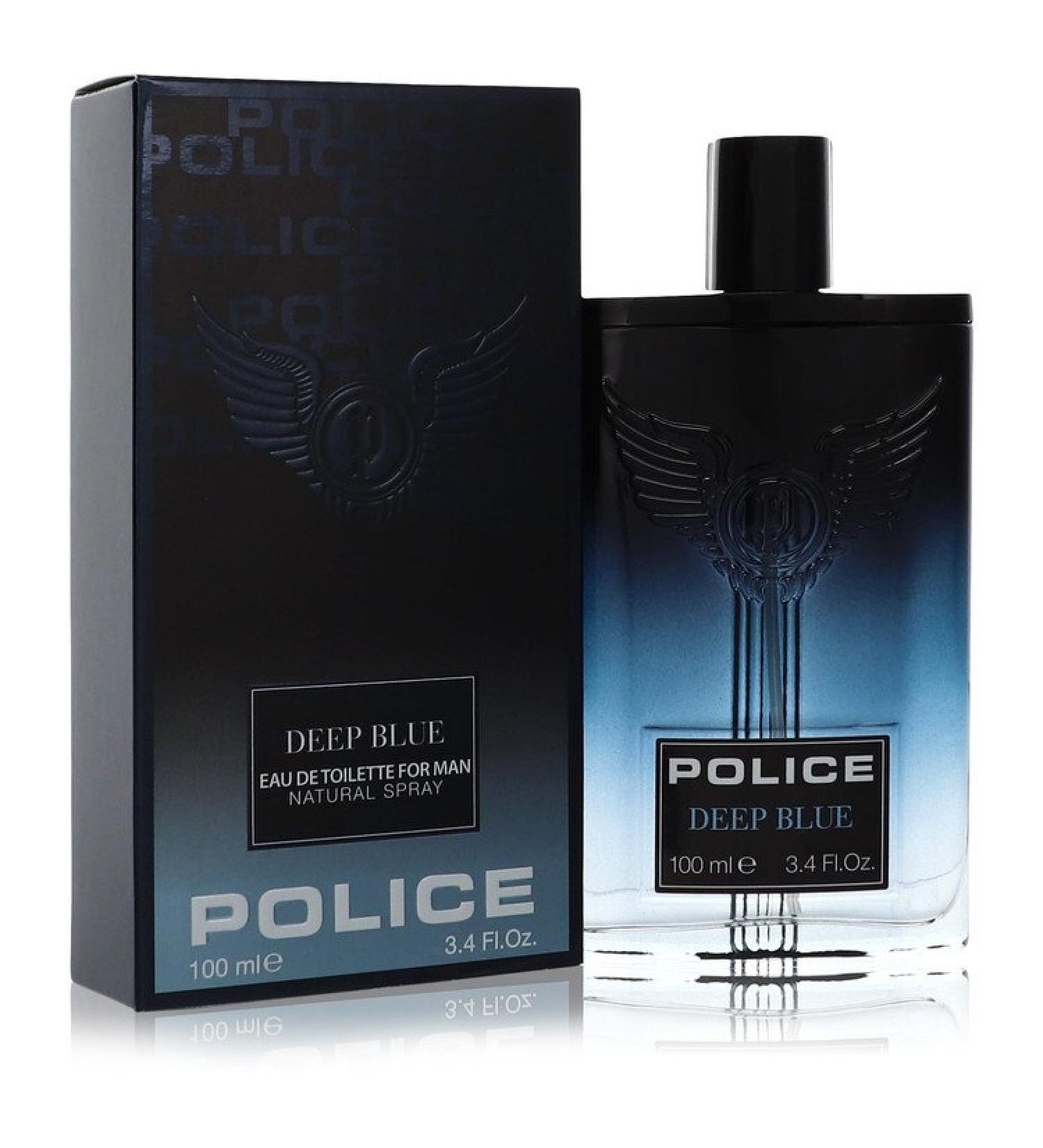 Police Deep Blue by Police Colognes Eau De Toilette Spray 3.4 oz for Men