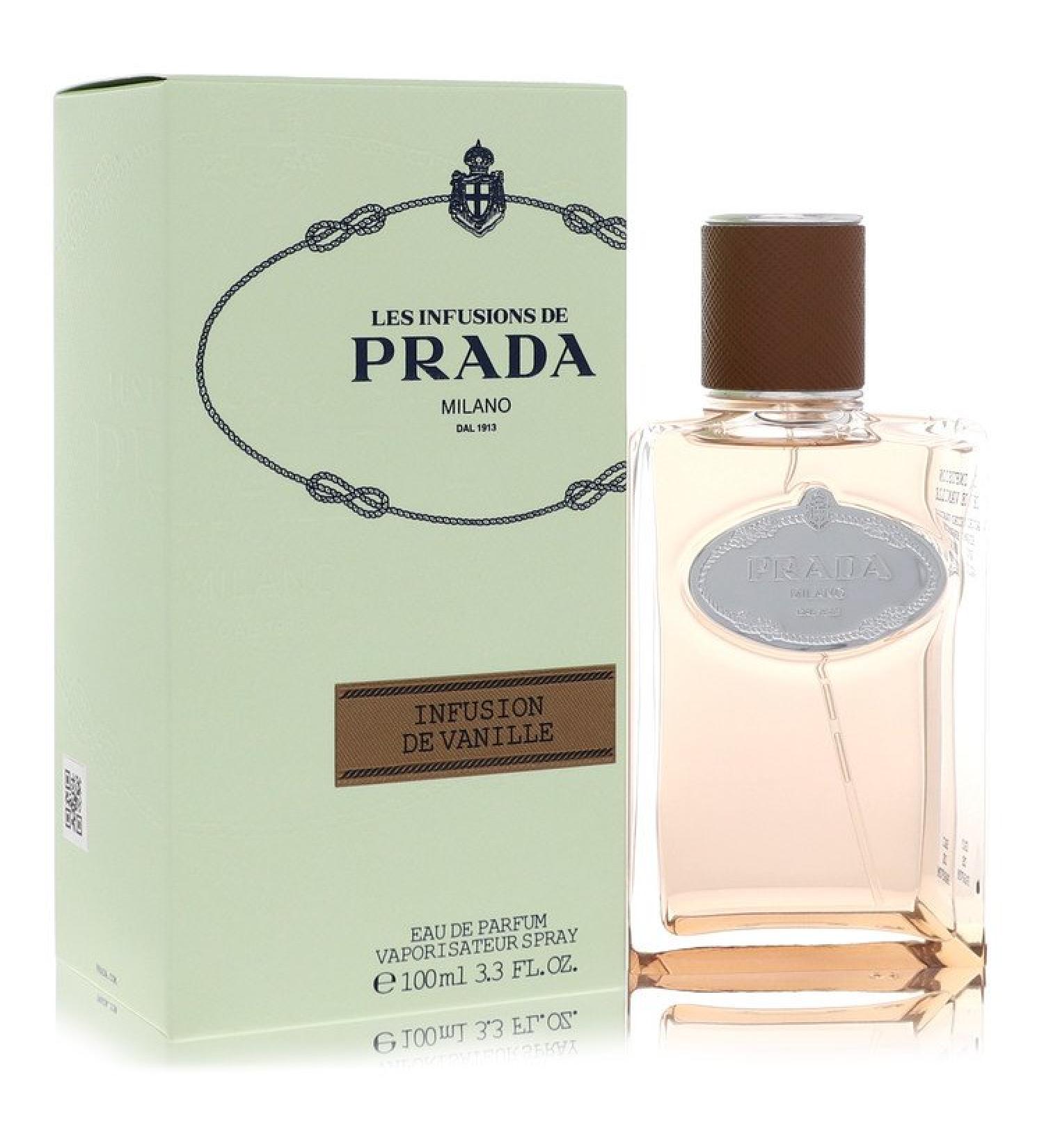 Prada Les Infusions De Infusion De Vanille by Prada Eau De Parfum Spray (Unisex) 3.3 oz for Women