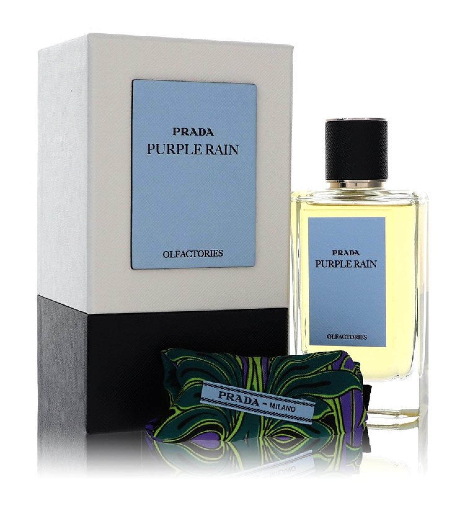 Prada Olfactories Purple Rain by Prada Eau De Parfum Spray with Gift Pouch (Unisex) 3.4 oz for Men
