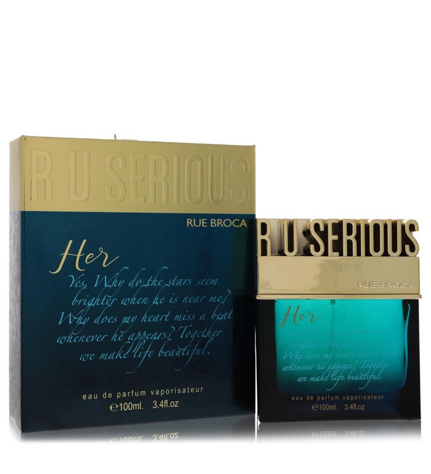 R U Serious Her by Rue Broca Eau De Parfum Spray 3.4 oz for Women