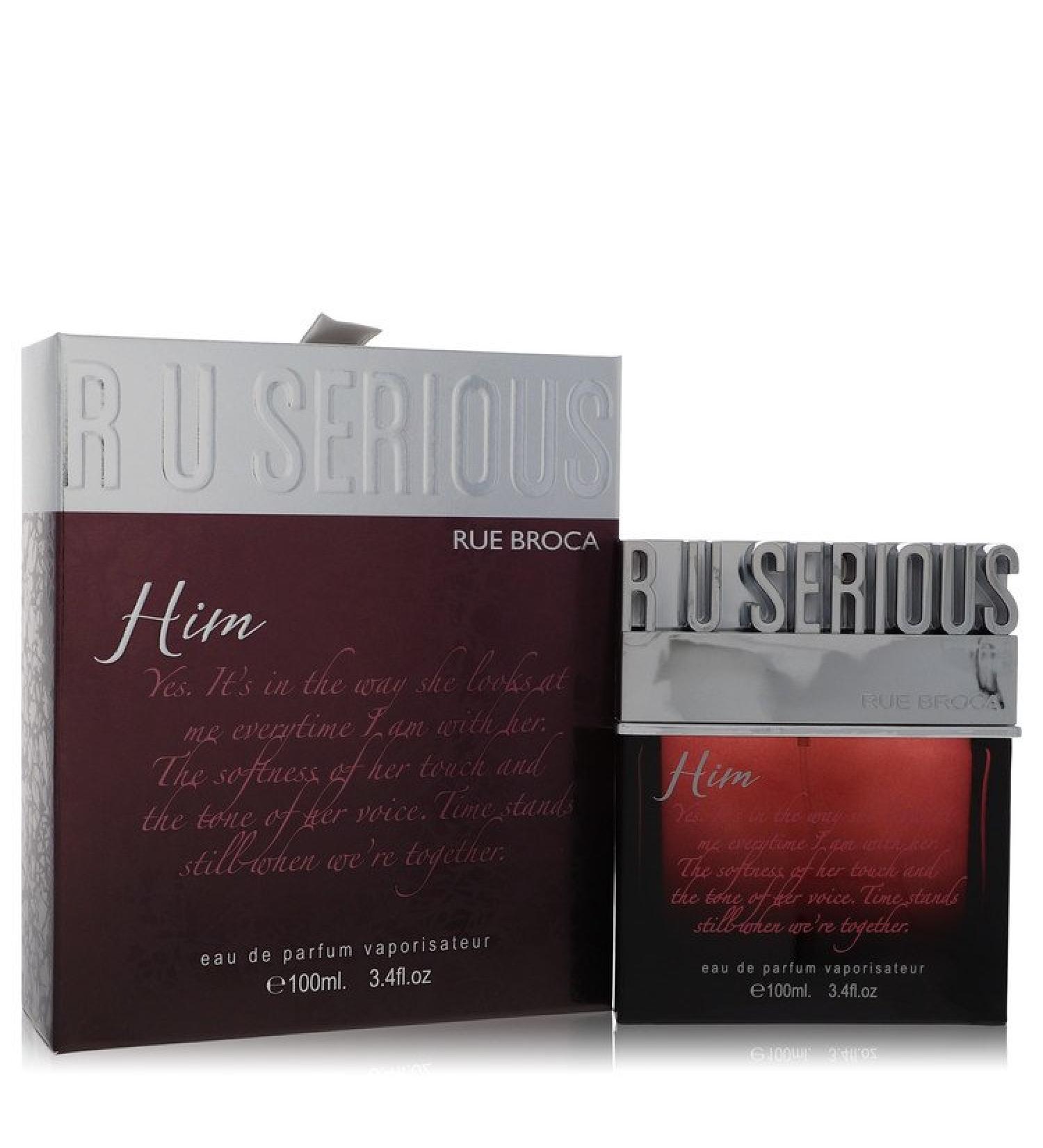 R U Serious Him by Rue Broca Eau De Parfum Spray 3.4 oz for Men