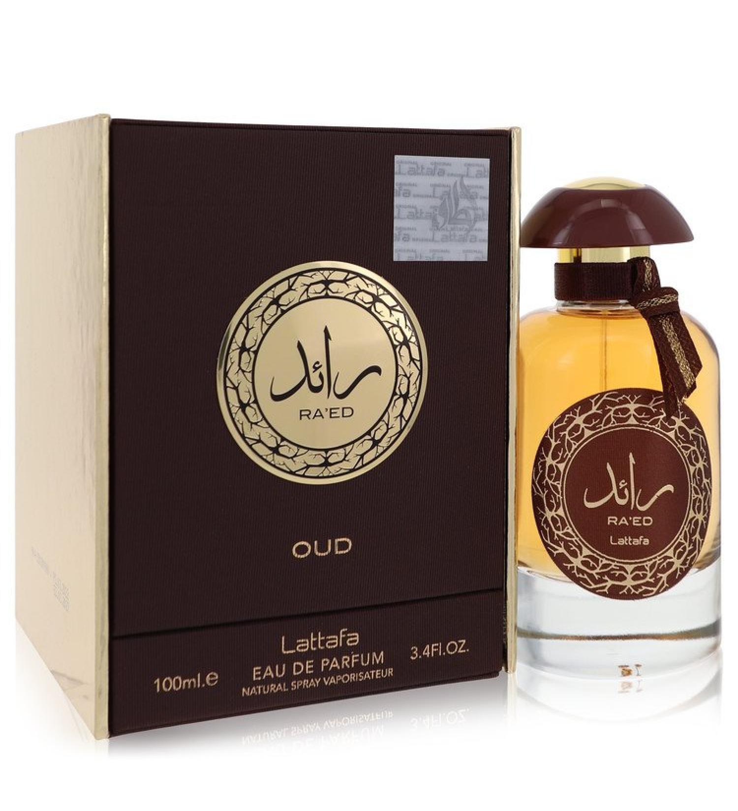 Raed Oud by Lattafa Eau De Parfum Spray (Unisex) 3.4 oz for Women