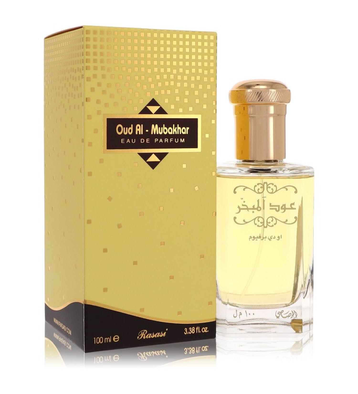 Rasasi Oud Al Mubakhar by Rasasi Eau De Parfum Spray (Unisex) 3.3 oz for Women
