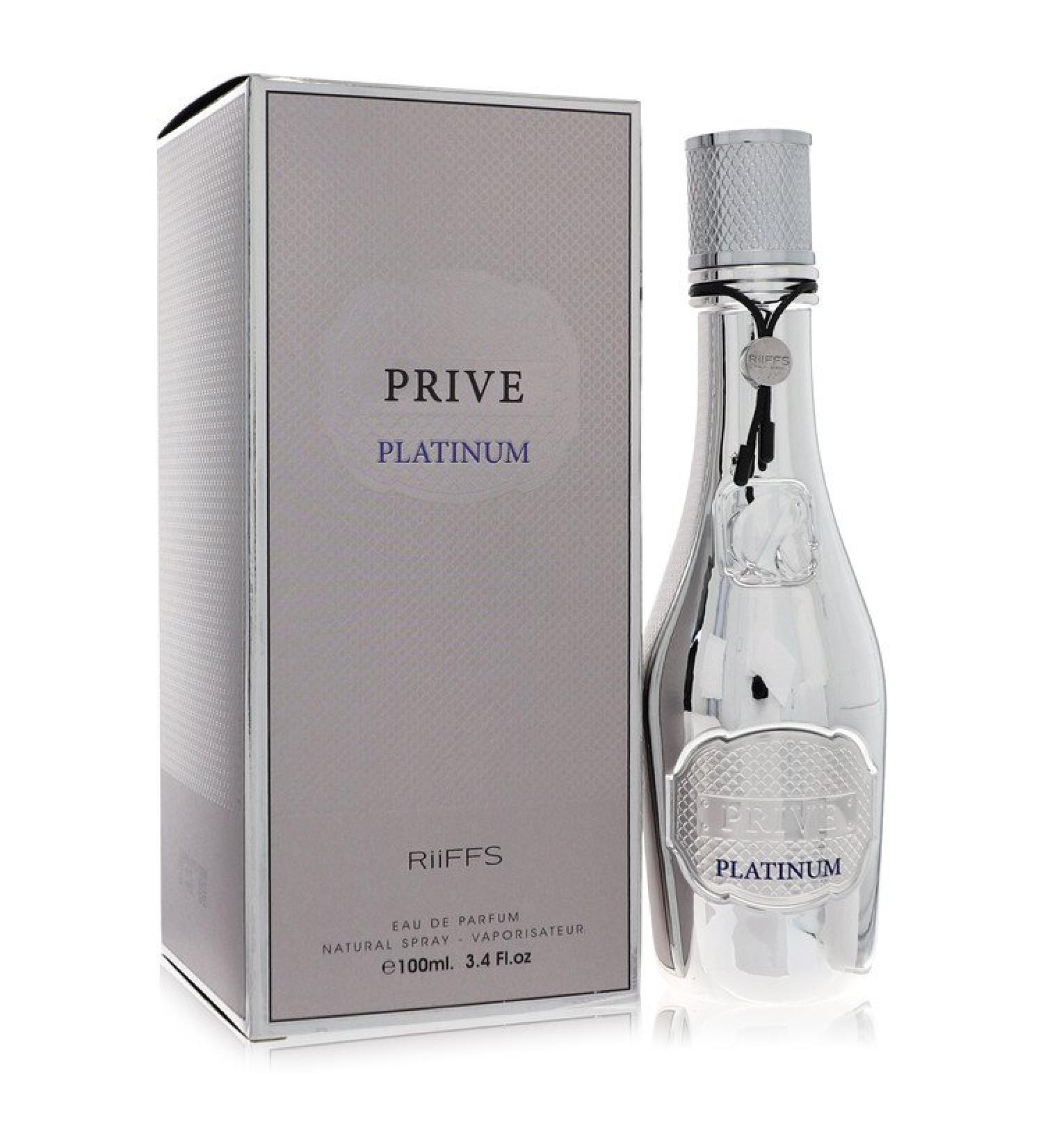 Riiffs Prive Platinum by Riiffs Eau De Parfum Spray 3.4 oz for Men