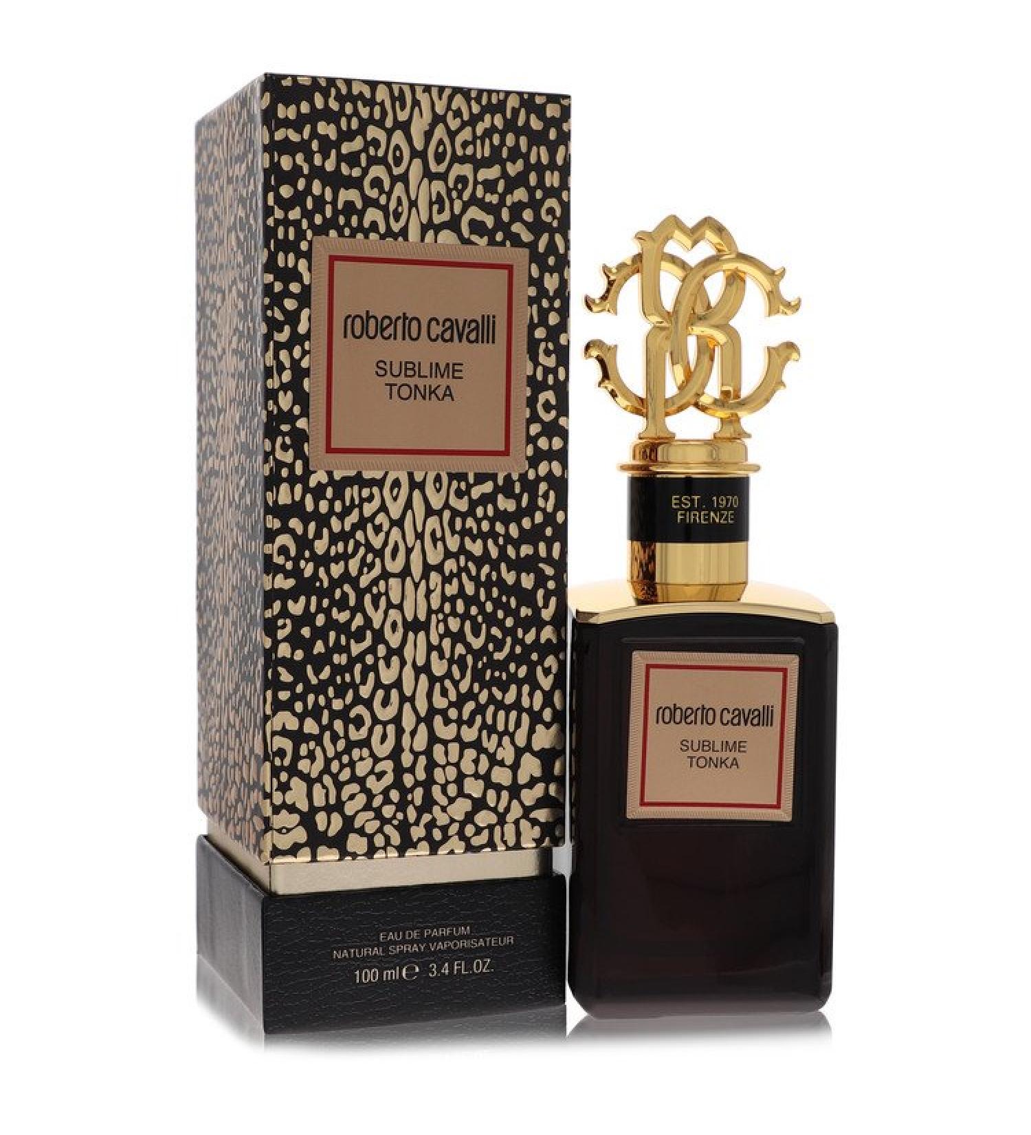 Roberto Cavalli Gold Sublime Tonka by Roberto Cavalli Eau De Parfum Spray 3.4 oz for Men