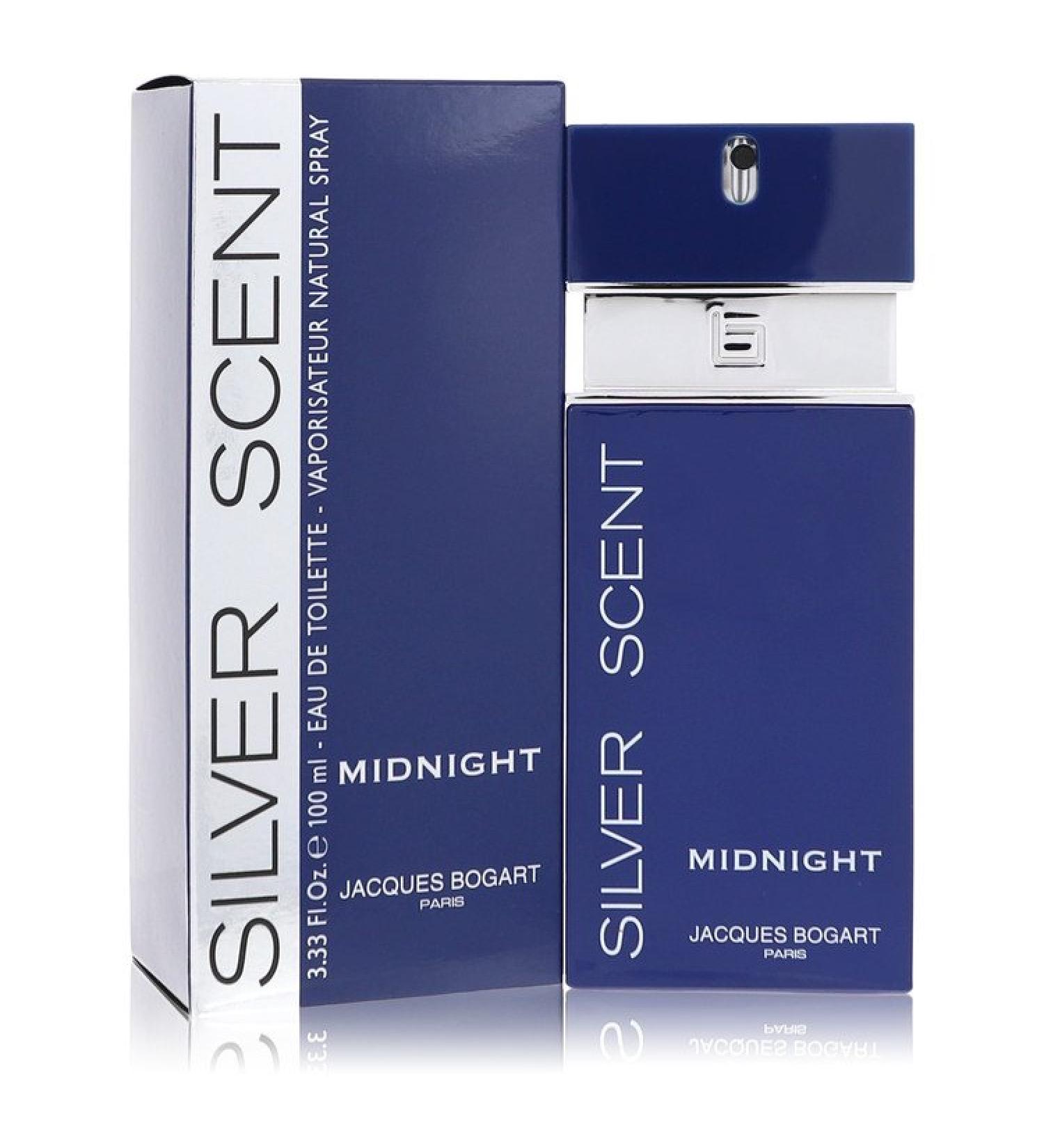 Silver Scent Midnight by Jacques Bogart Eau De Toilette Spray 3.4 oz for Men