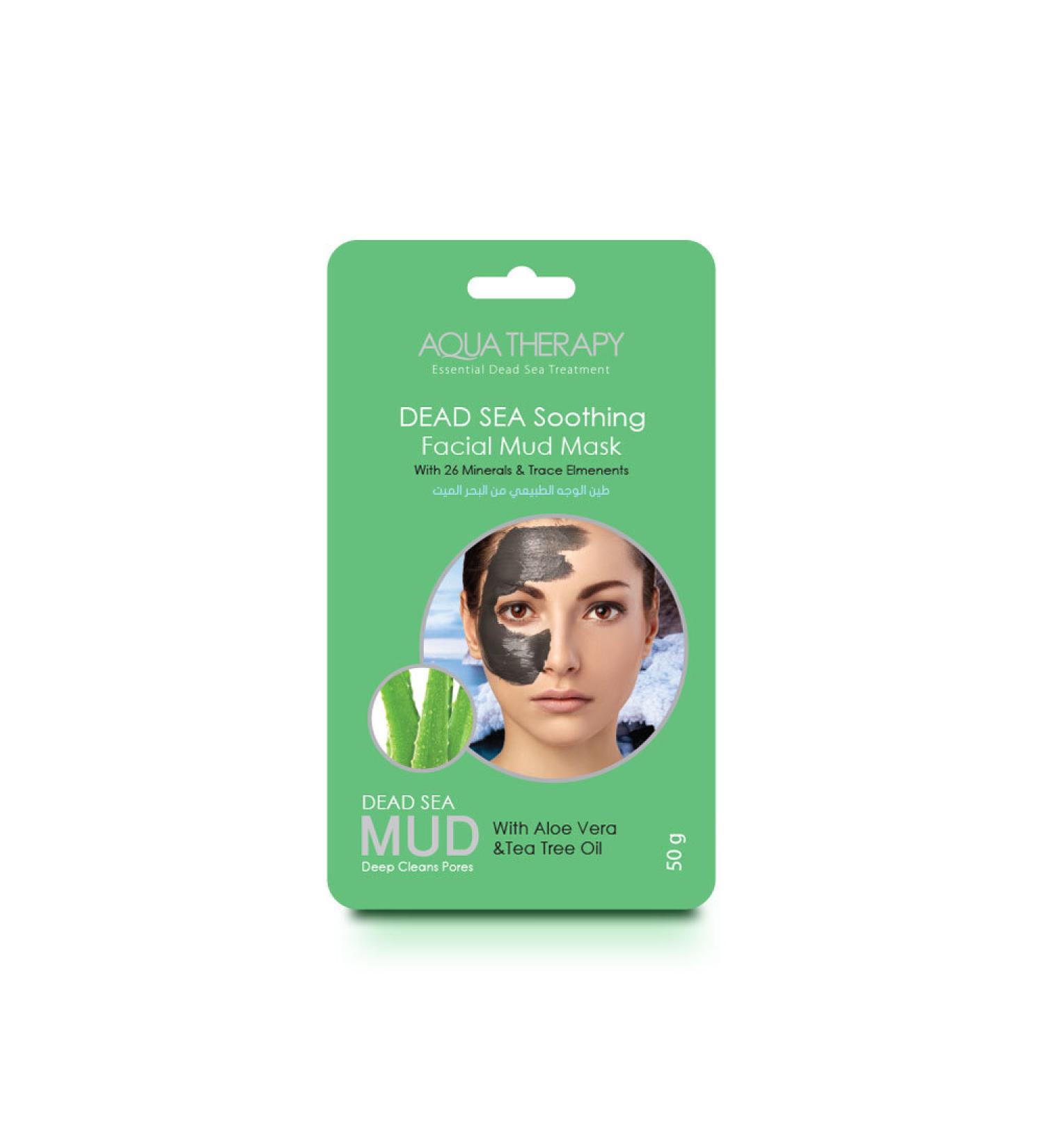 Aqua Theraby - Dead Sea Soothing Facial Mud Mask - 50 gm. - Buy Online on GoSupps.com