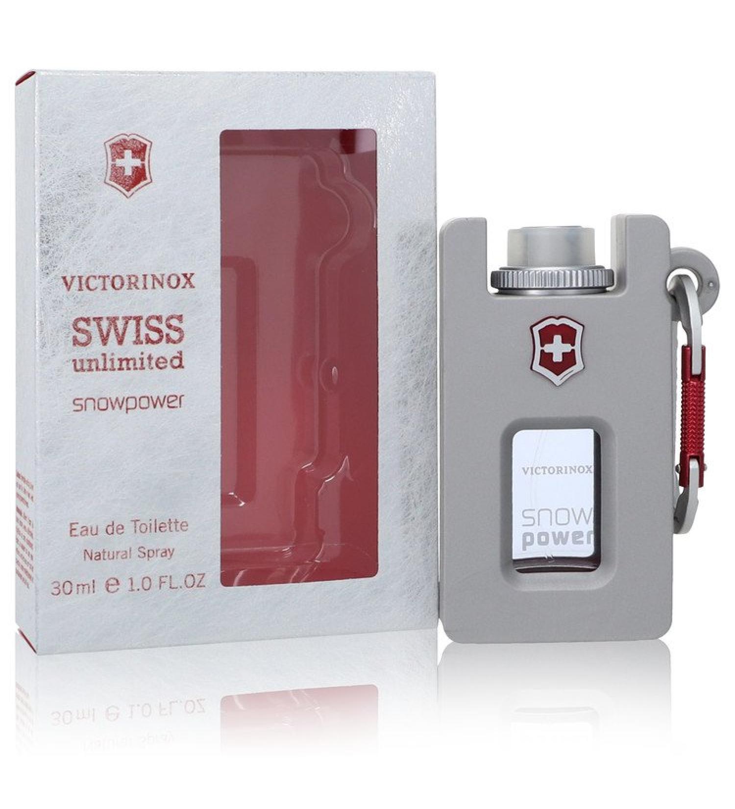 Swiss Unlimited Snowpower by Swiss Army Eau De Toilette Spray 1 oz for Men