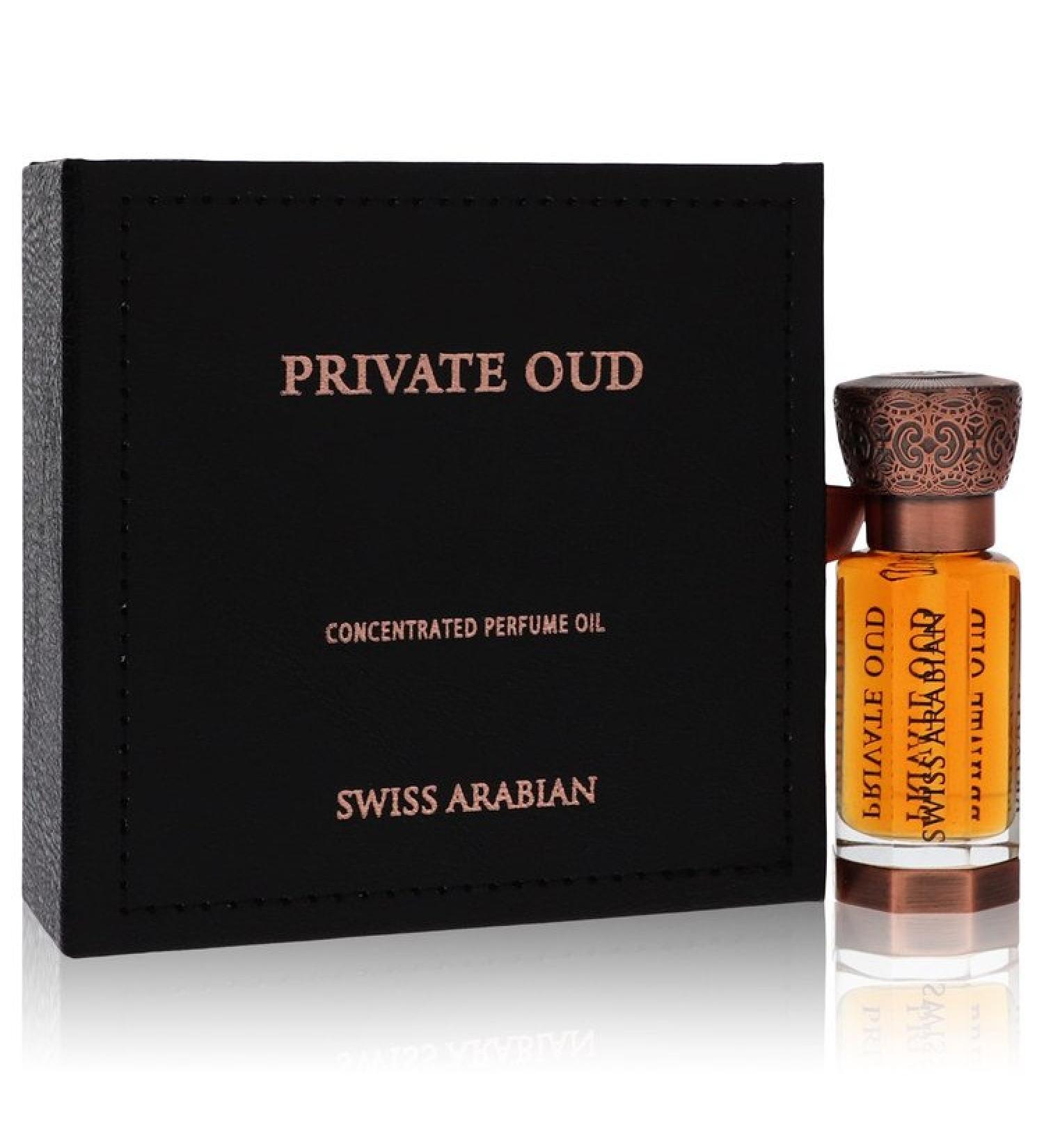 Swiss Arabian Private Oud by Swiss Arabian Concentrated Perfume Oil (Unisex) .4 oz for Men