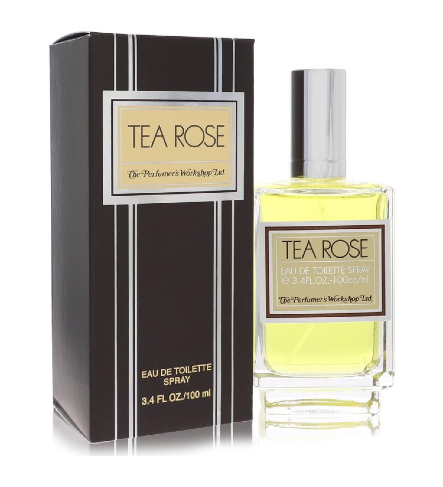 Tea Rose by Perfumers Workshop Eau De Toilette Spray 3.4 oz for Women