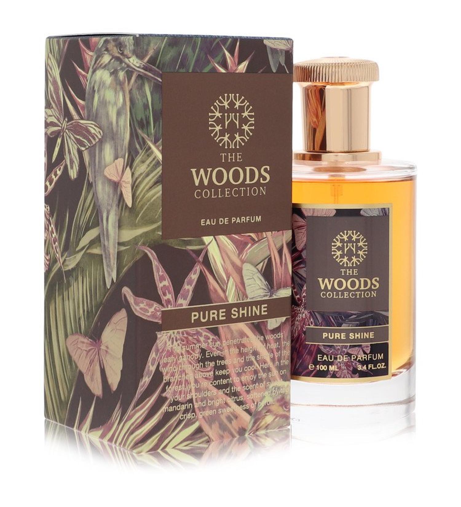The Woods Collection Pure Shine by The Woods Collection Eau De Parfum Spray (Unisex) 3.4 oz for Men