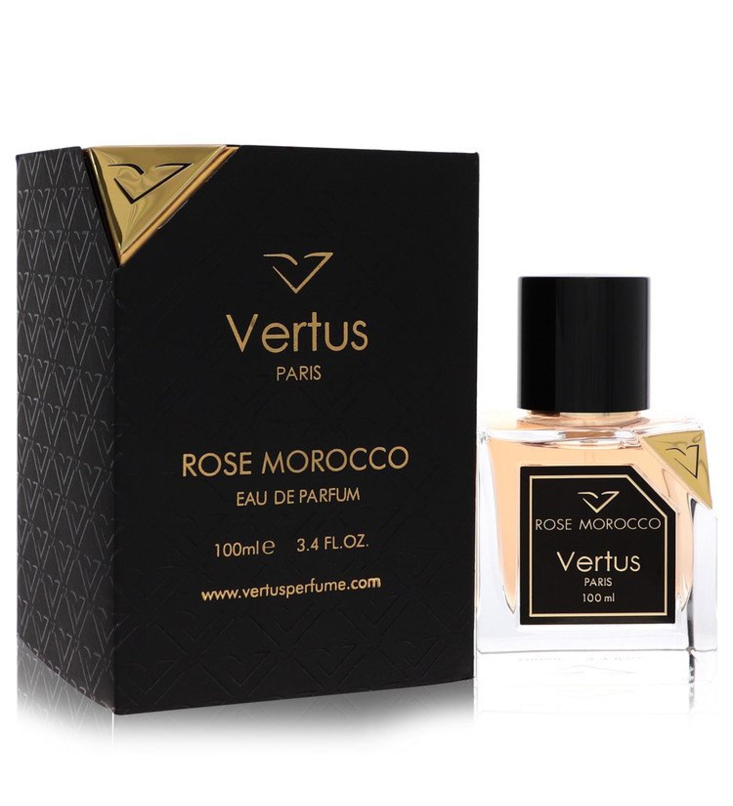 Vertus Rose Morocco by Vertus Eau De Parfum Spray (Unisex) 3.4 oz for Men