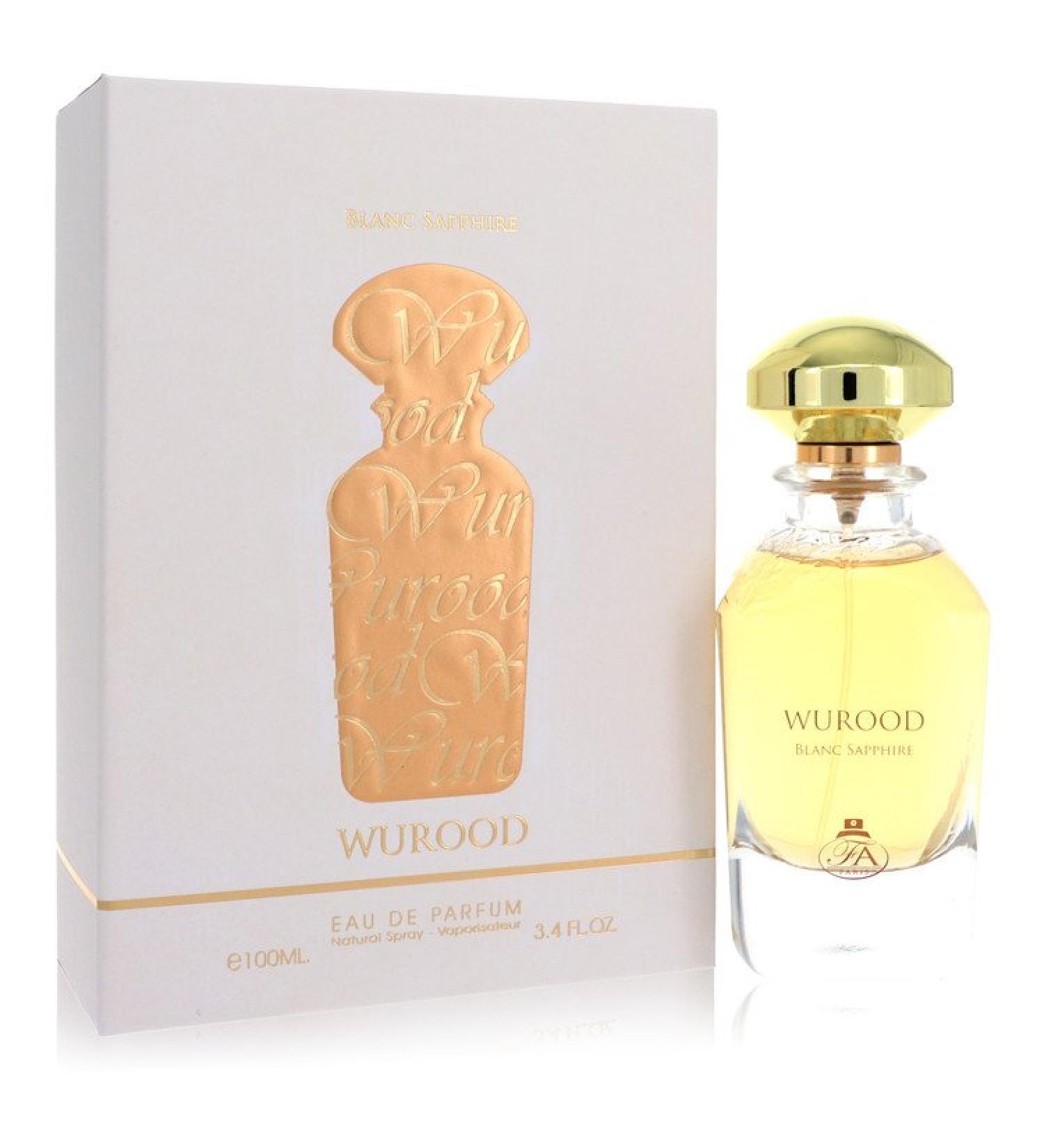 Wurood Blanc Sapphire by Fragrance World Eau De Parfum Spray 3.4 oz for Women