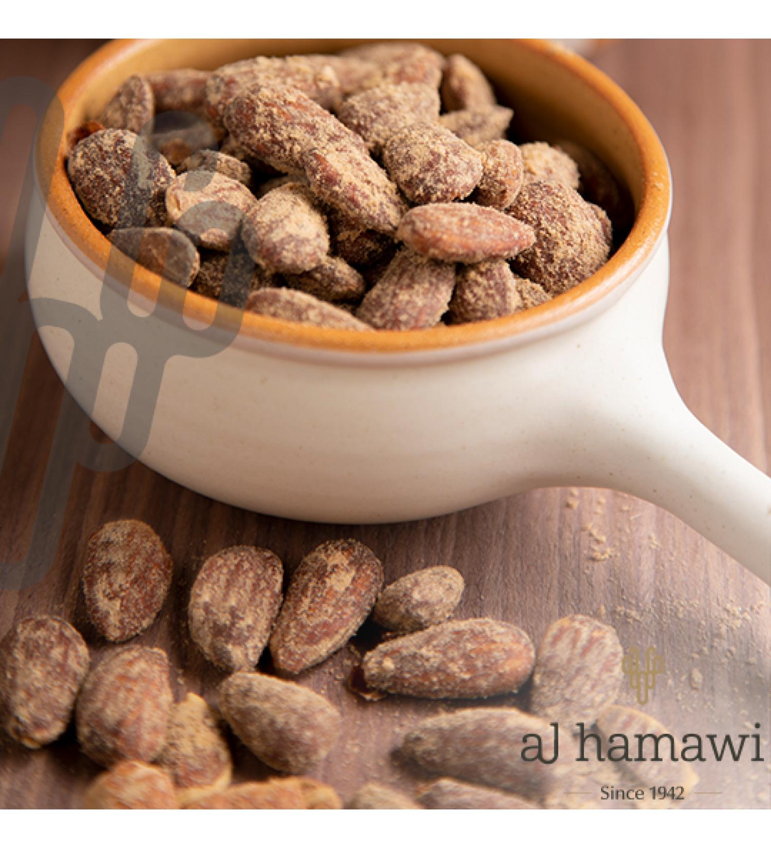 Alhamawi - Garlic-flavored Almonds - 250 gm.