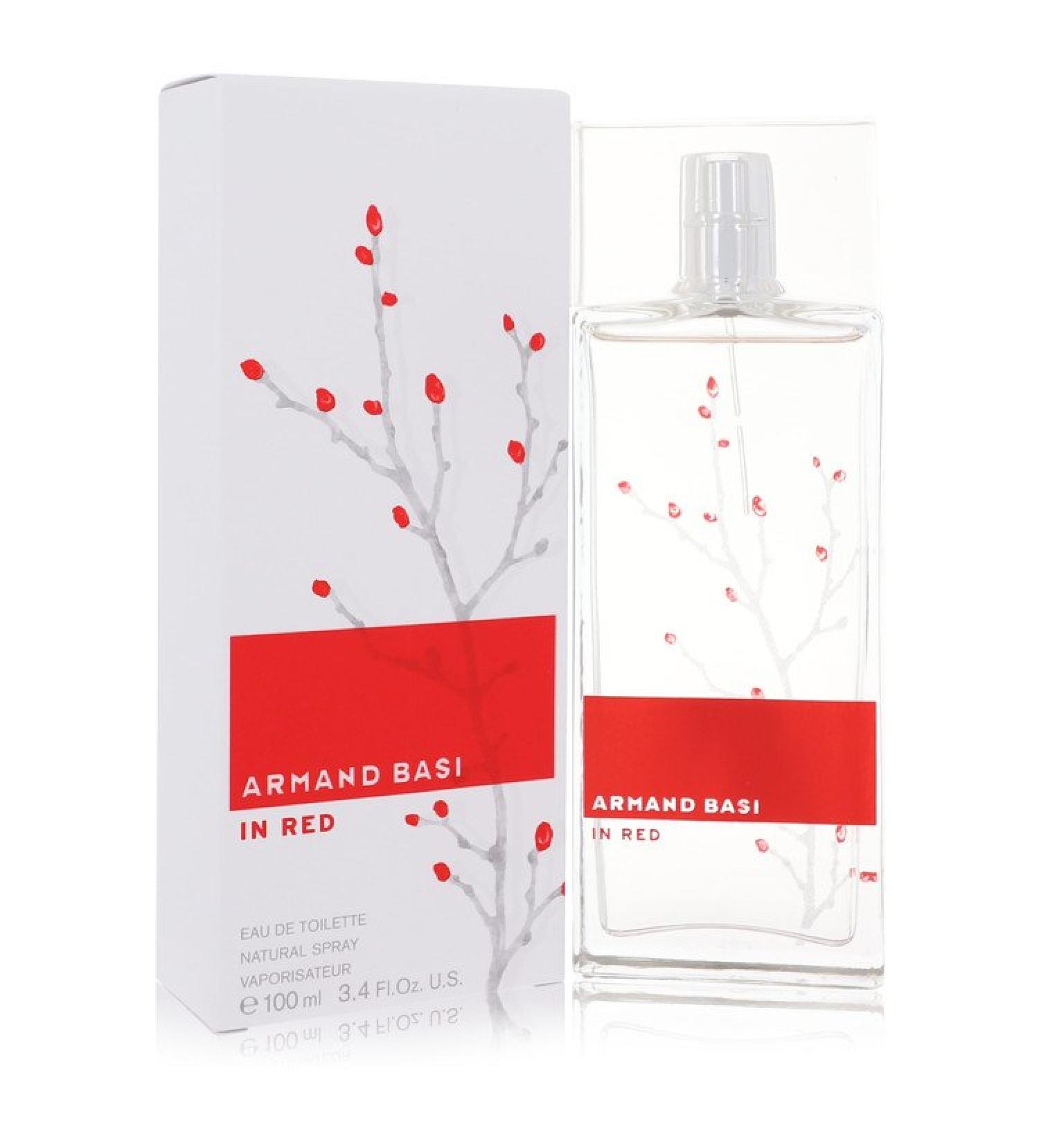 Armand Basi in Red by Armand Basi Eau De Toilette Spray 3.4 oz for Women