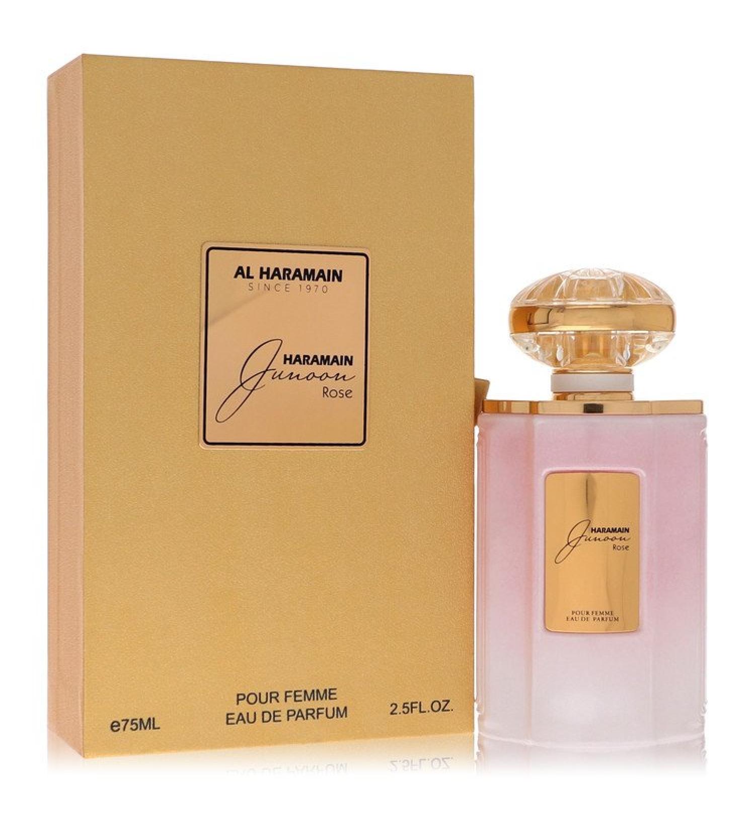 Al Haramain Junoon Rose by Al Haramain Eau De Parfum Spray 2.5 oz for Women