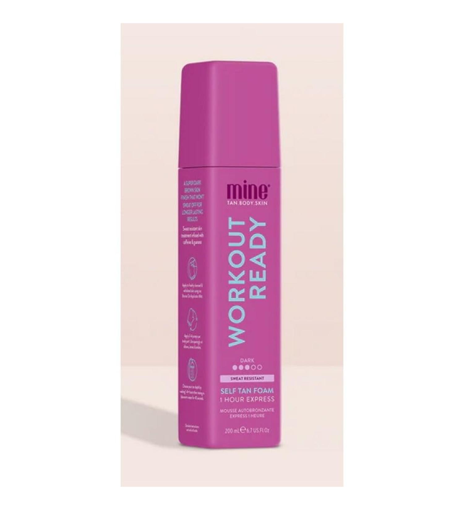 MineTan Workout Ready Self-Tanning Foam - 200ml | Fast-Drying Streak-Free Perfect Glow - International Shipping Available - Buy Online on GoSupps.com
