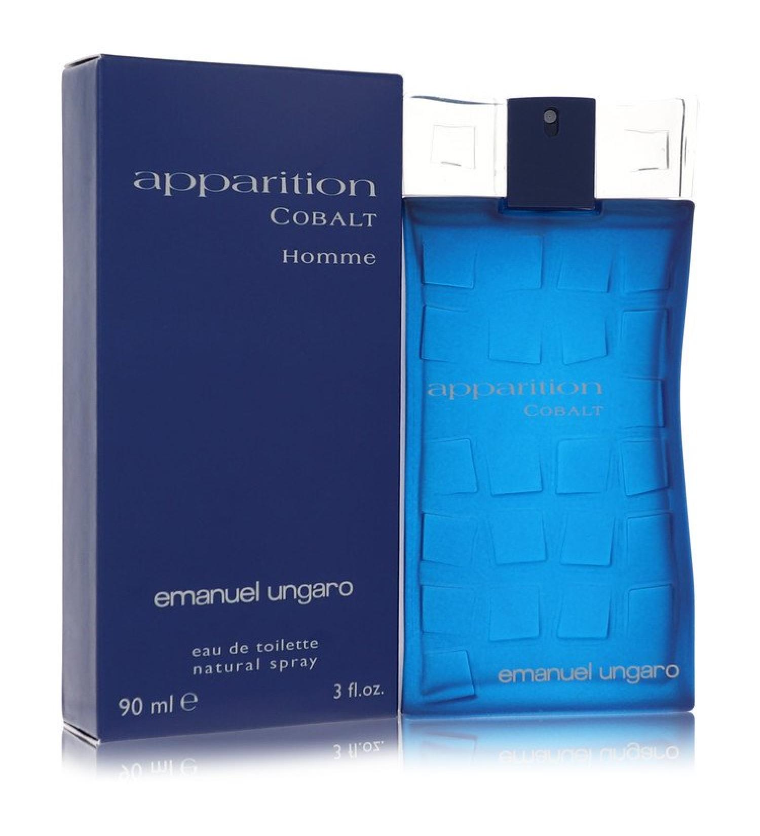 Apparition Cobalt by Ungaro Eau De Toilette Spray 3 oz for Men