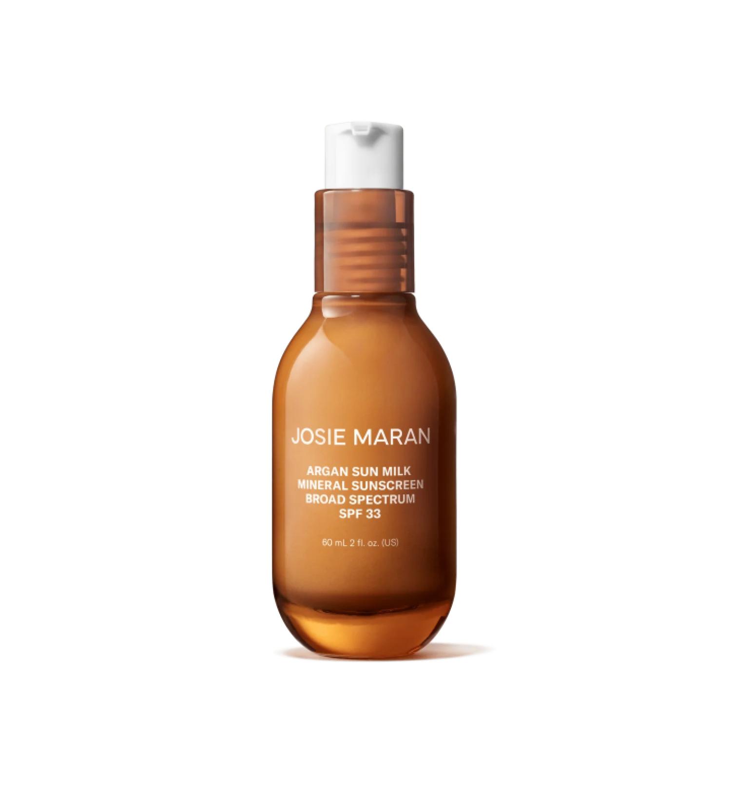 Josie Maran Argan Sun Milk Mineral Sunscreen Broad Spectrum SPF 33 - 2 Fl Oz. - Buy Online on GoSupps.com