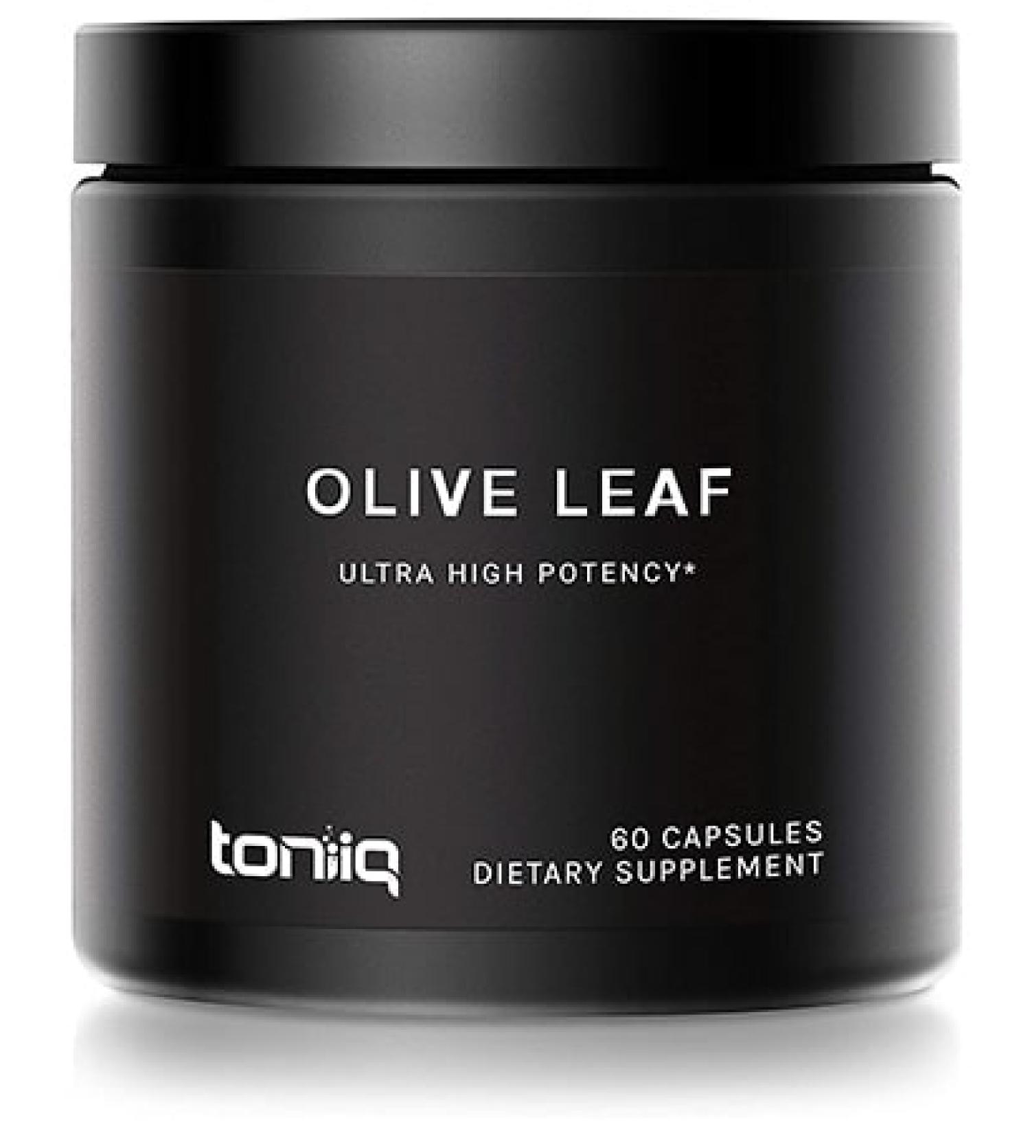 Toniiq Ultra High Strength Olive Leaf - 60 Capsules | Boost Immune Support & Antioxidants - Buy Online on GoSupps.com