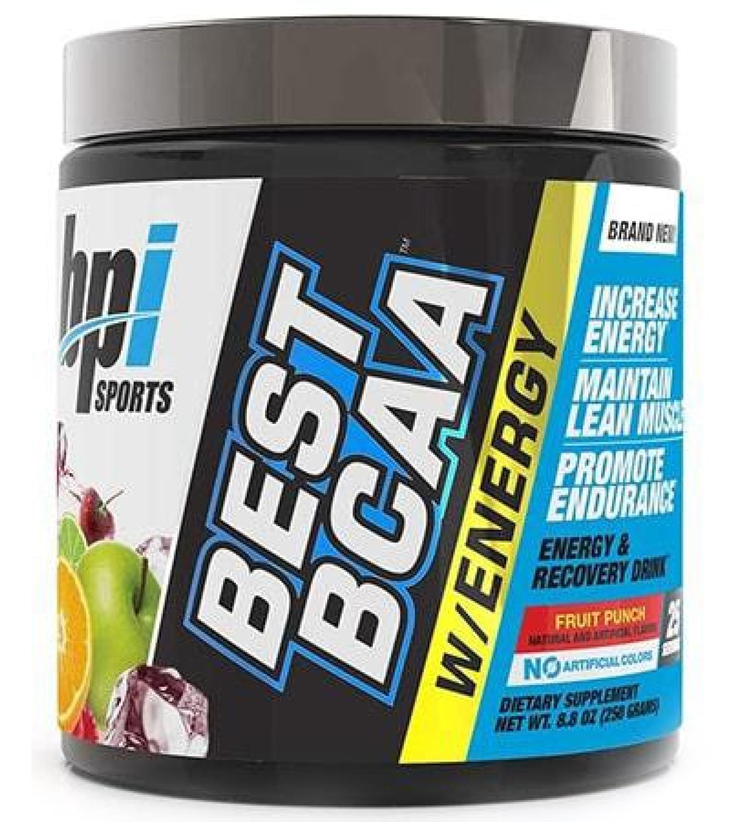 BPI Sports Best BCAA with Energy - Fruit Punch - 25 Servings - Buy Online on GoSupps.com