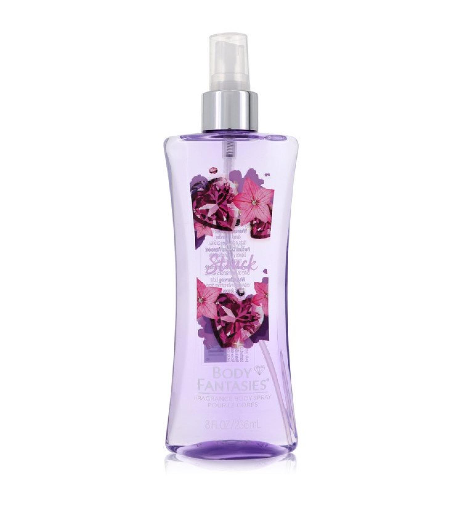 Body Fantasies Love Struck by Parfums De Coeur Body Spray 8 oz for Women