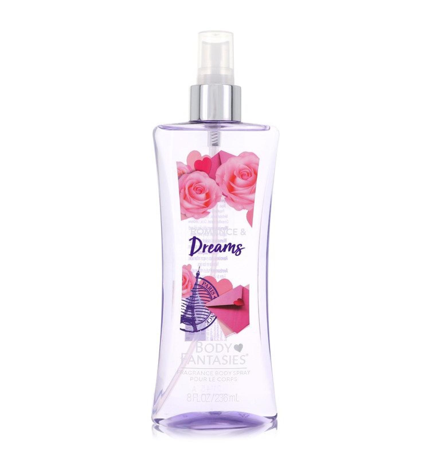 Body Fantasies Signature Romance & Dreams by Parfums De Coeur Body Spray 8 oz for Women