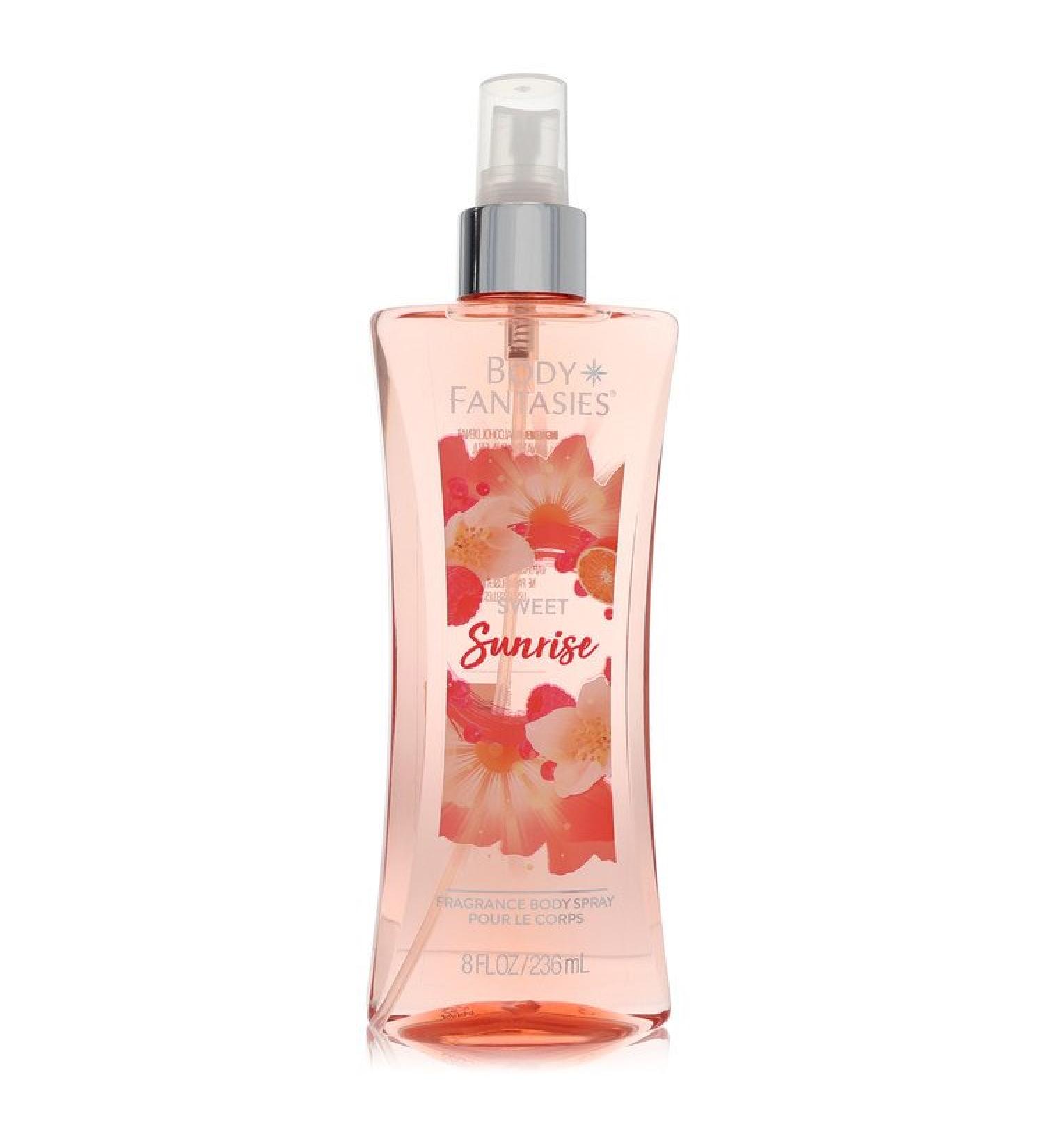 Body Fantasies Signature Sweet Sunrise Fantasy by Parfums De Coeur Body Spray 8 oz for Women