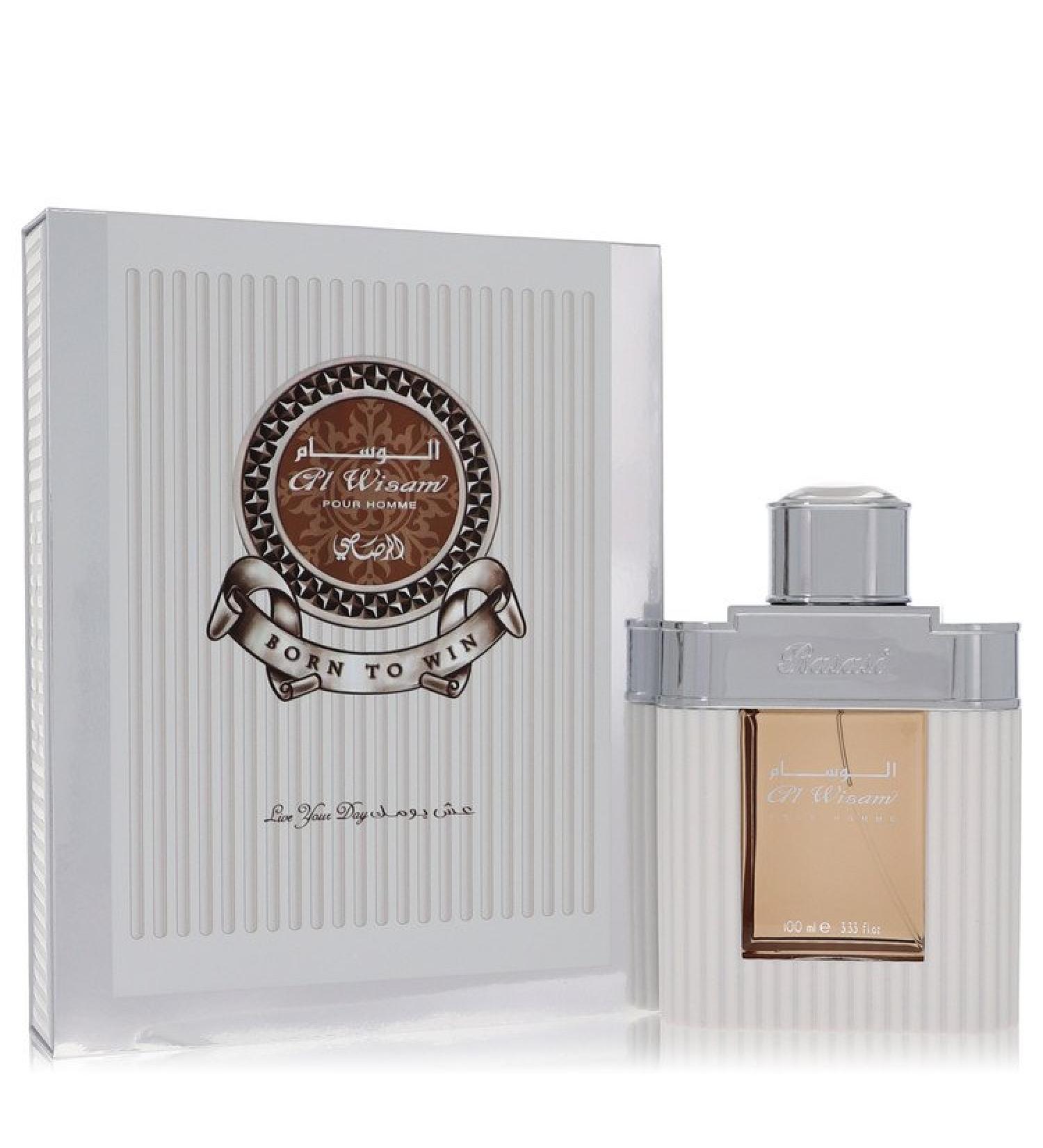 Al Wisam Day Born To Win by Rasasi Eau De Parfum Spray 3.33 oz for Men