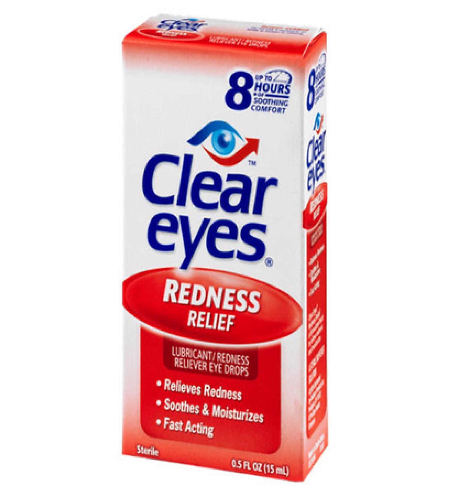 Clear Eyes Redness Relief Drops - 0.05 oz | Fast Relief for Red Eyes - Buy Online on GoSupps.com