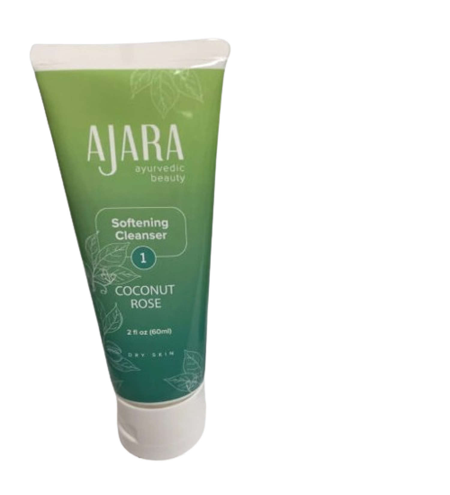 The Ayurveda Experience Coconut Rose Softening Cleanser   100% Natural Moisturizing Face Cleanser with Real Crushed Coconut   Gentle  Creamy Face Cleanser for Extra Dry  Mature Skin   2 fl oz