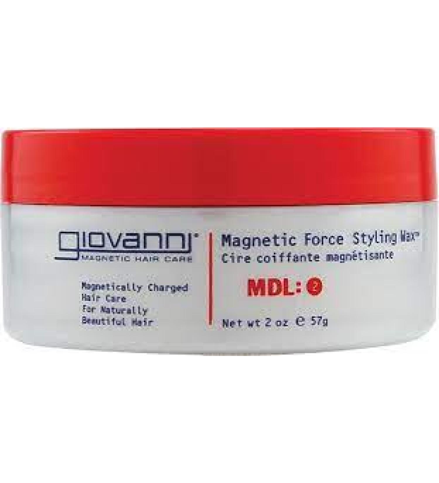 Giovanni Magnetic Force Styling Wax MDL 2 - 2 oz | Strong Hold & Natural Finish - Buy Online on GoSupps.com
