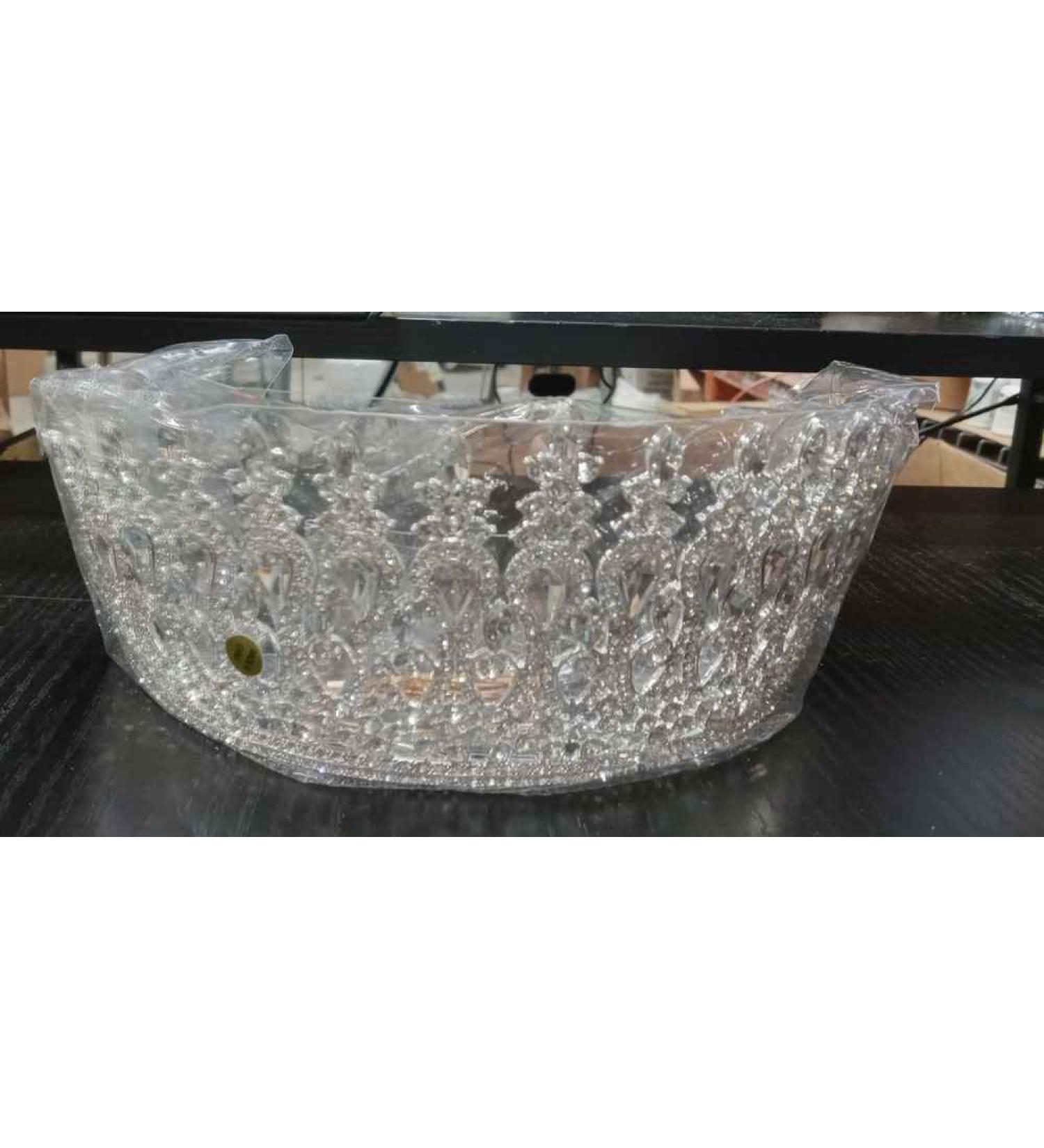 SWEETV Princess Diana Tiara for Women, Silver Pearl Wedding Crown for Bride, Rhinestone Costume Accessories for Birthday Party Prom