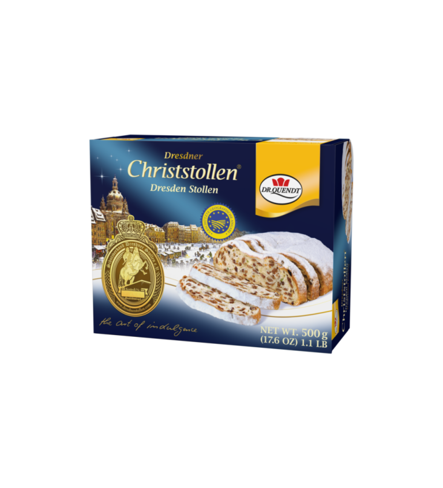 Dr. Quendt Dresden Christmas Stollen 17.6oz by Dr. Quendt