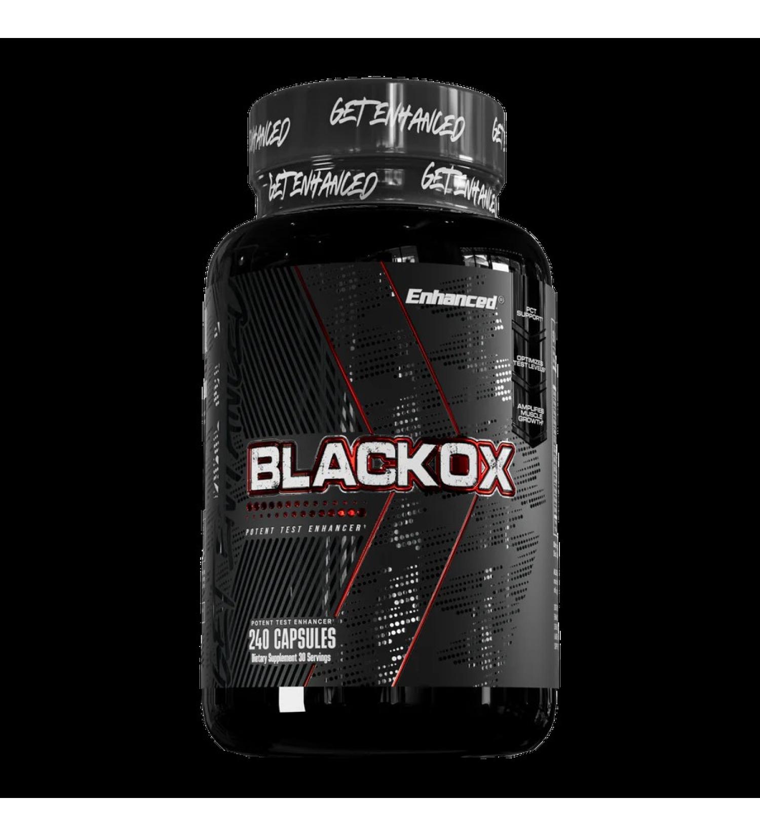 Enhanced Labs - Black Ox Testosterone Booster for Men - Maximized Testosterone Enhancing Supplement for Building Lean Mass & Burning Fat (240 Capsules) - Buy Online on GoSupps.com