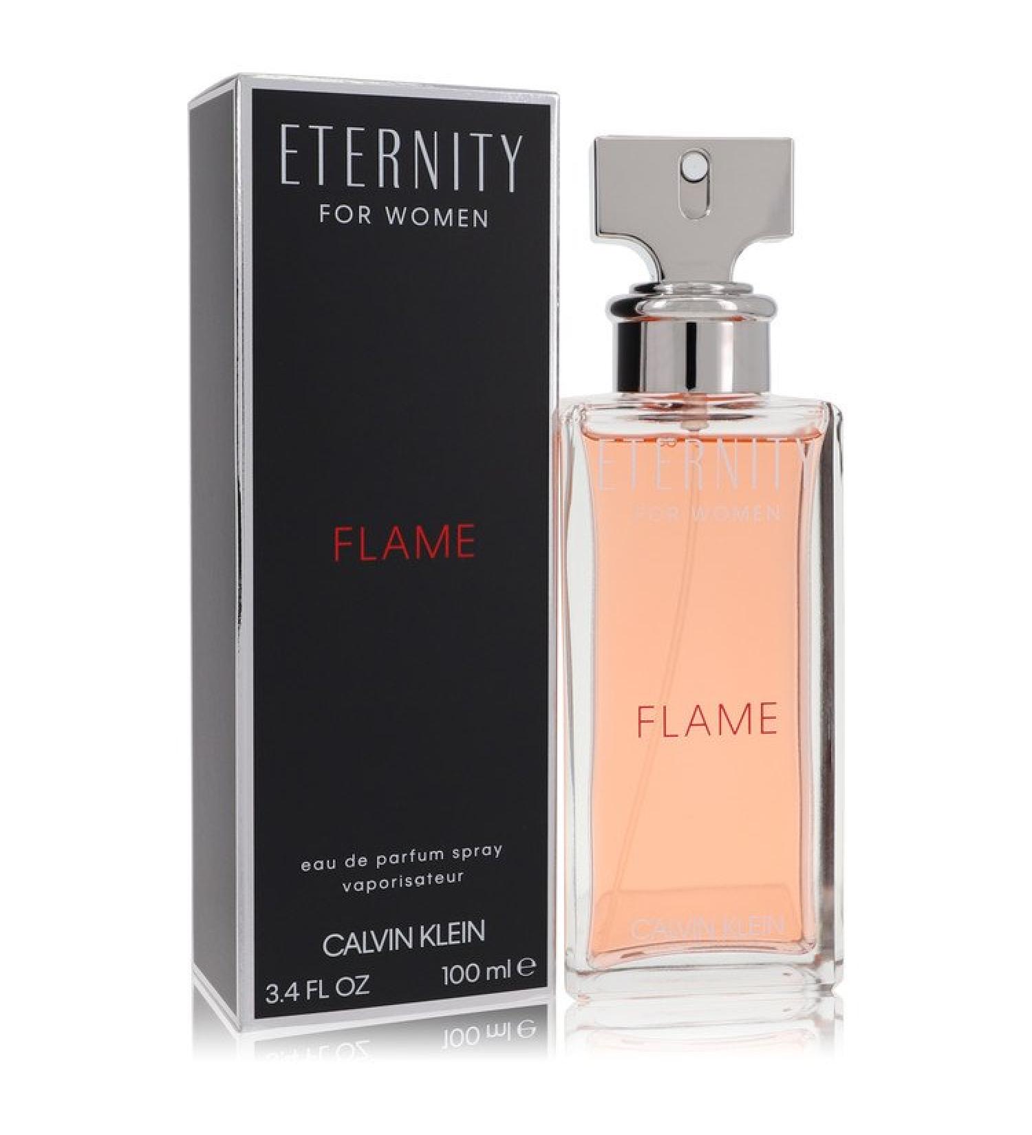 Eternity Flame by Calvin Klein Eau De Parfum Spray 3.4 oz for Women