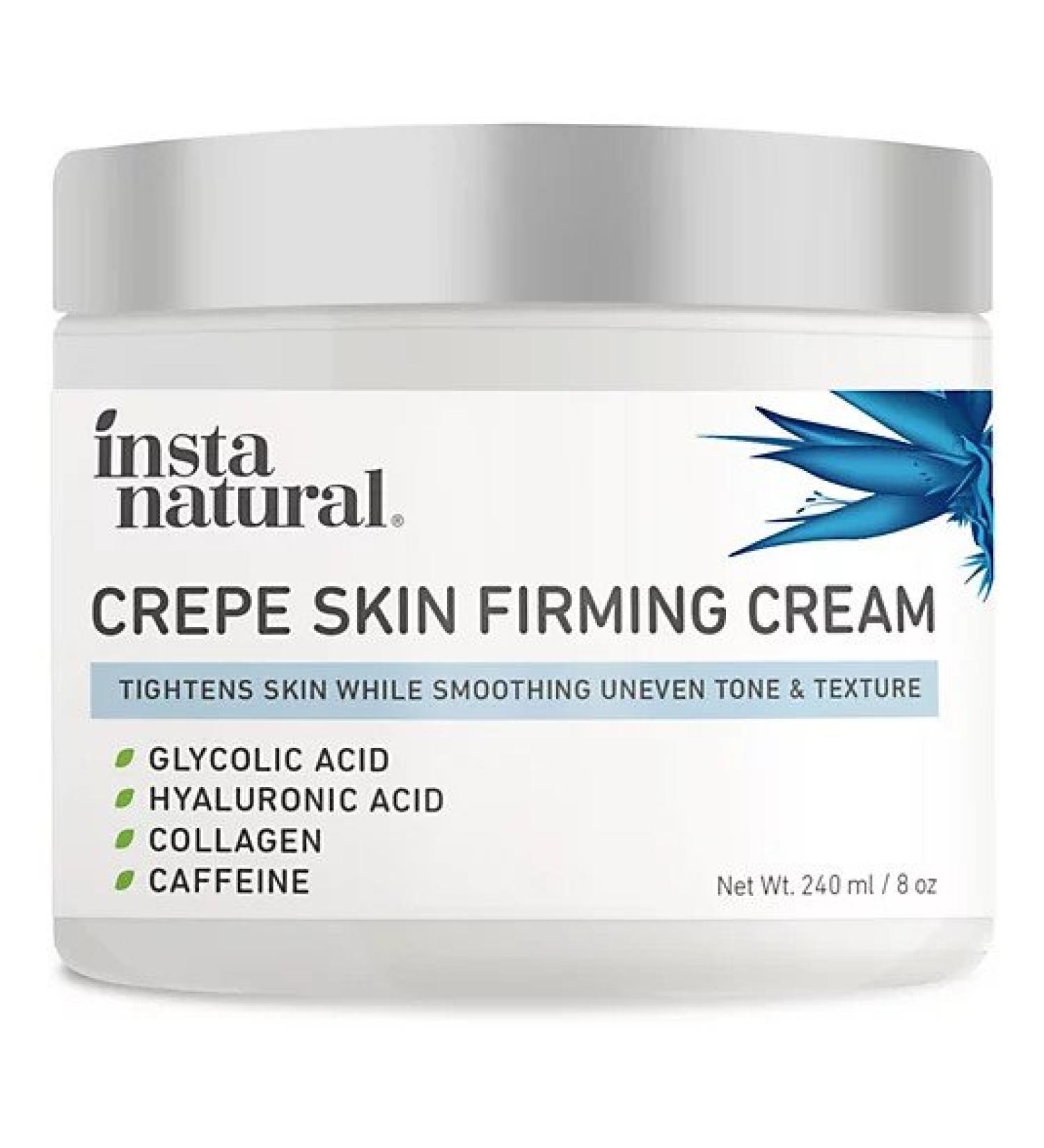 InstaNatural Crepe Skin Firming Cream Body Treatment 8 oz (240 ml)