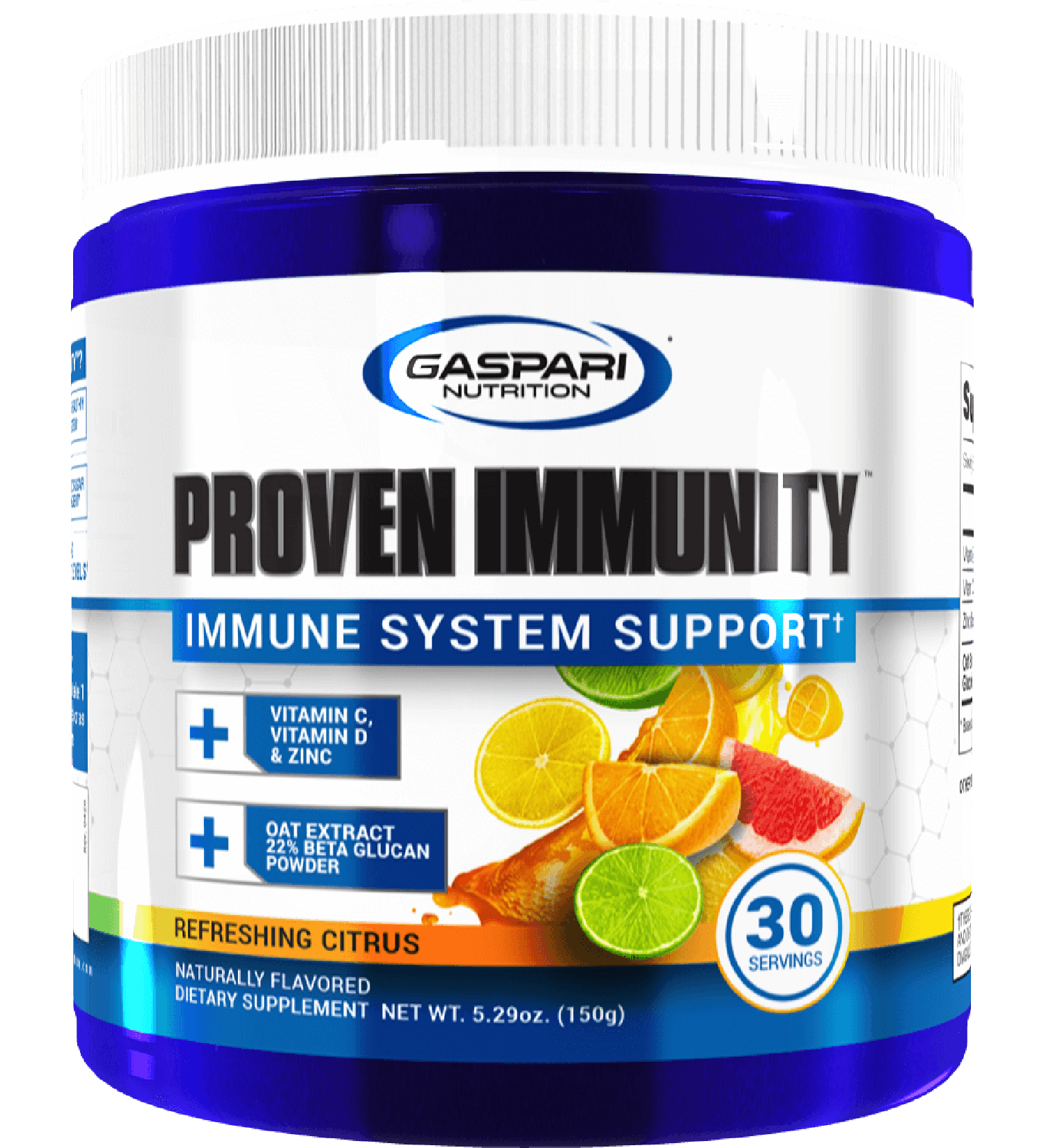 Gaspari Nutrition Proven Immunity - Refreshing Citrus Flavor - 30 Servings for Enhanced Wellness - Buy Online on GoSupps.com