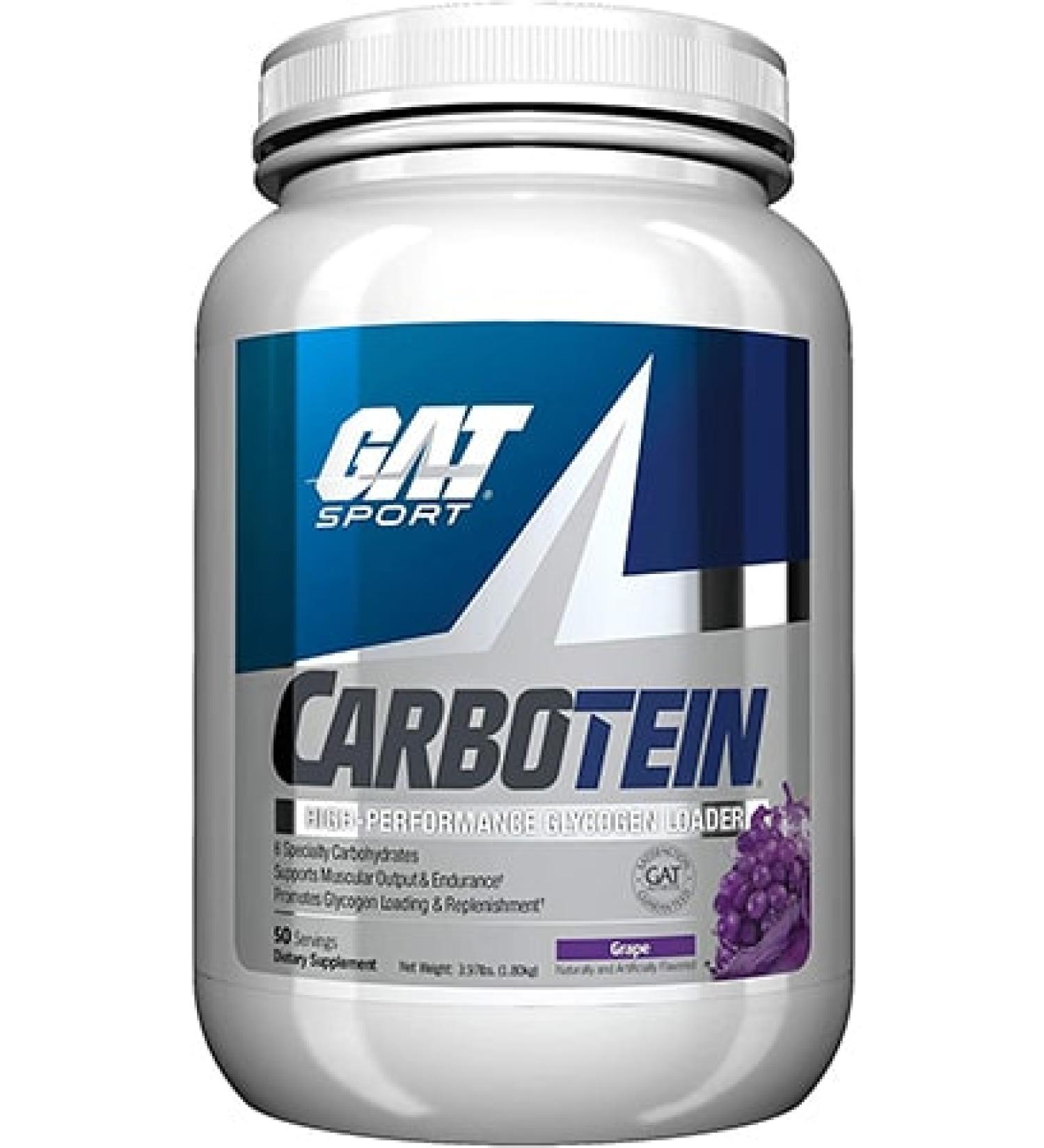 GAT SPORT Carbotein High-Performance Glycogen Loader 50 Servings (Grape) - Buy Online on GoSupps.com