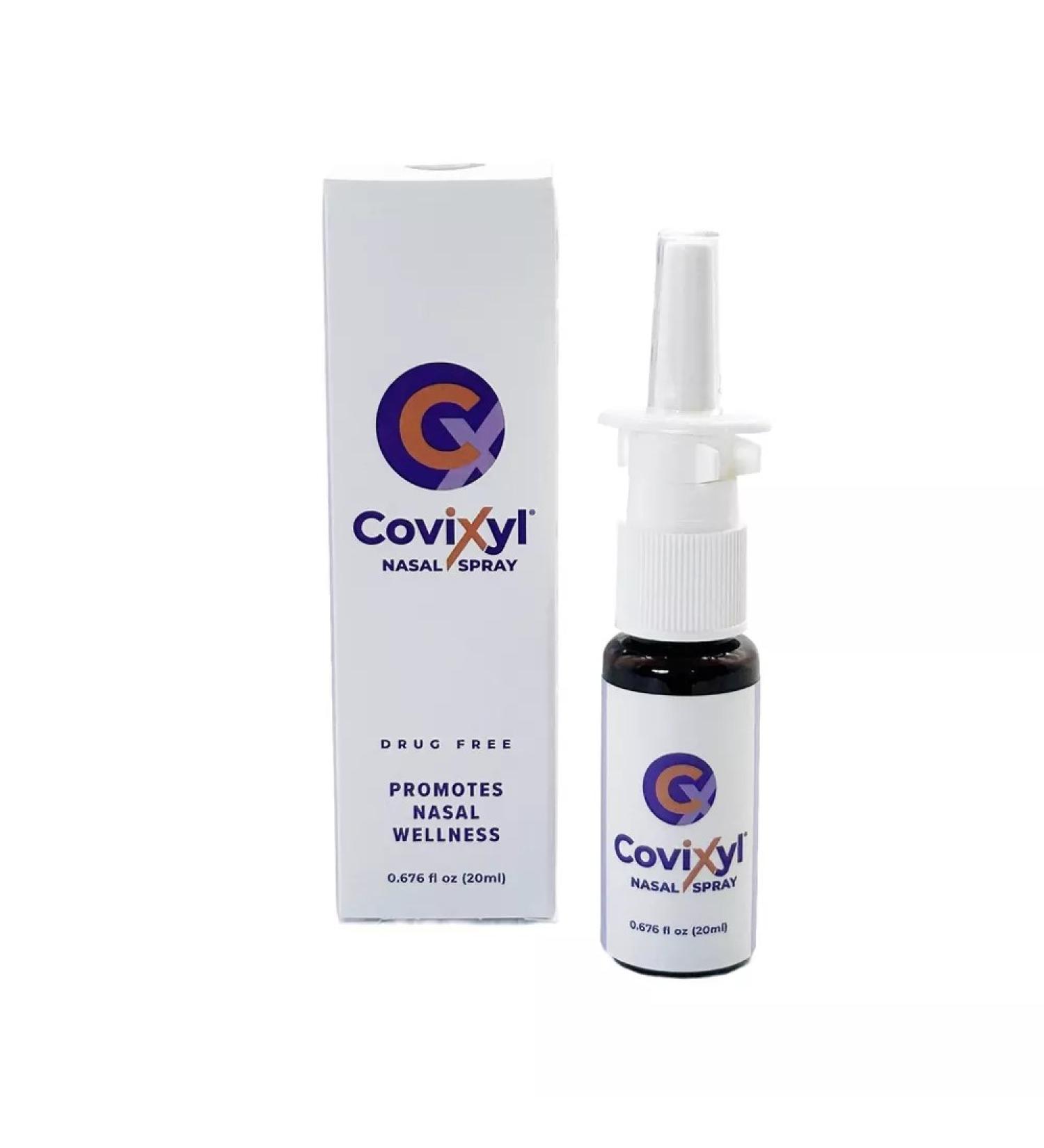 Covixyl Nasal Spray promotes nasal wellness Safe and gentle nasal spray that boosts your defense against airborne germs - DRUG FREE -  20ml - Buy Online on GoSupps.com