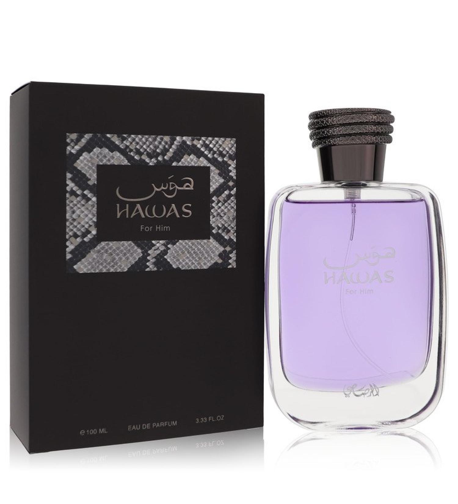 Hawas by Rasasi Eau De Parfum Spray 3.33 oz for Men