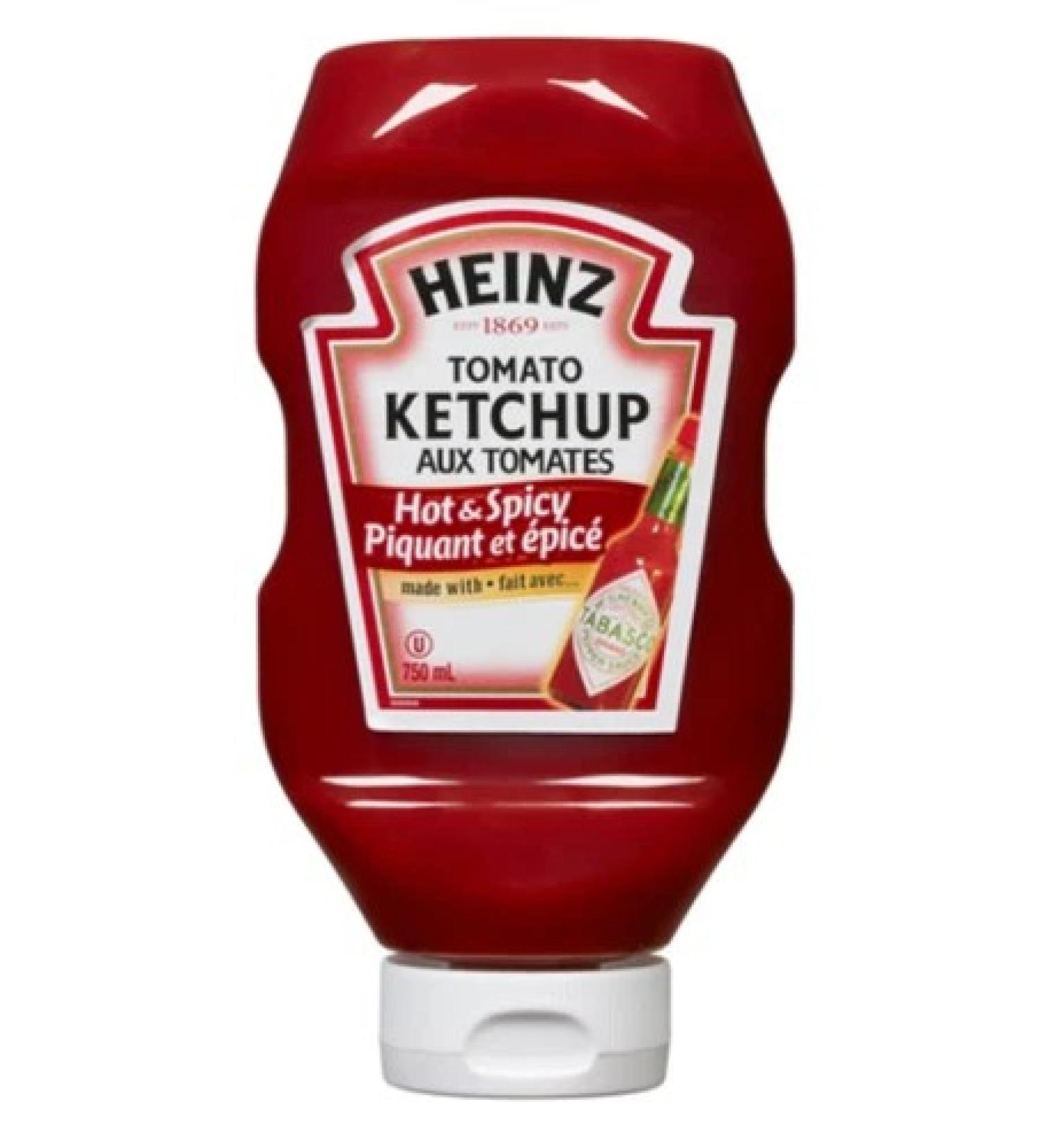 Heinz Tomato Ketchup AUX TOMATOES  Hot & Spicy - 750ml - Buy Online on GoSupps.com