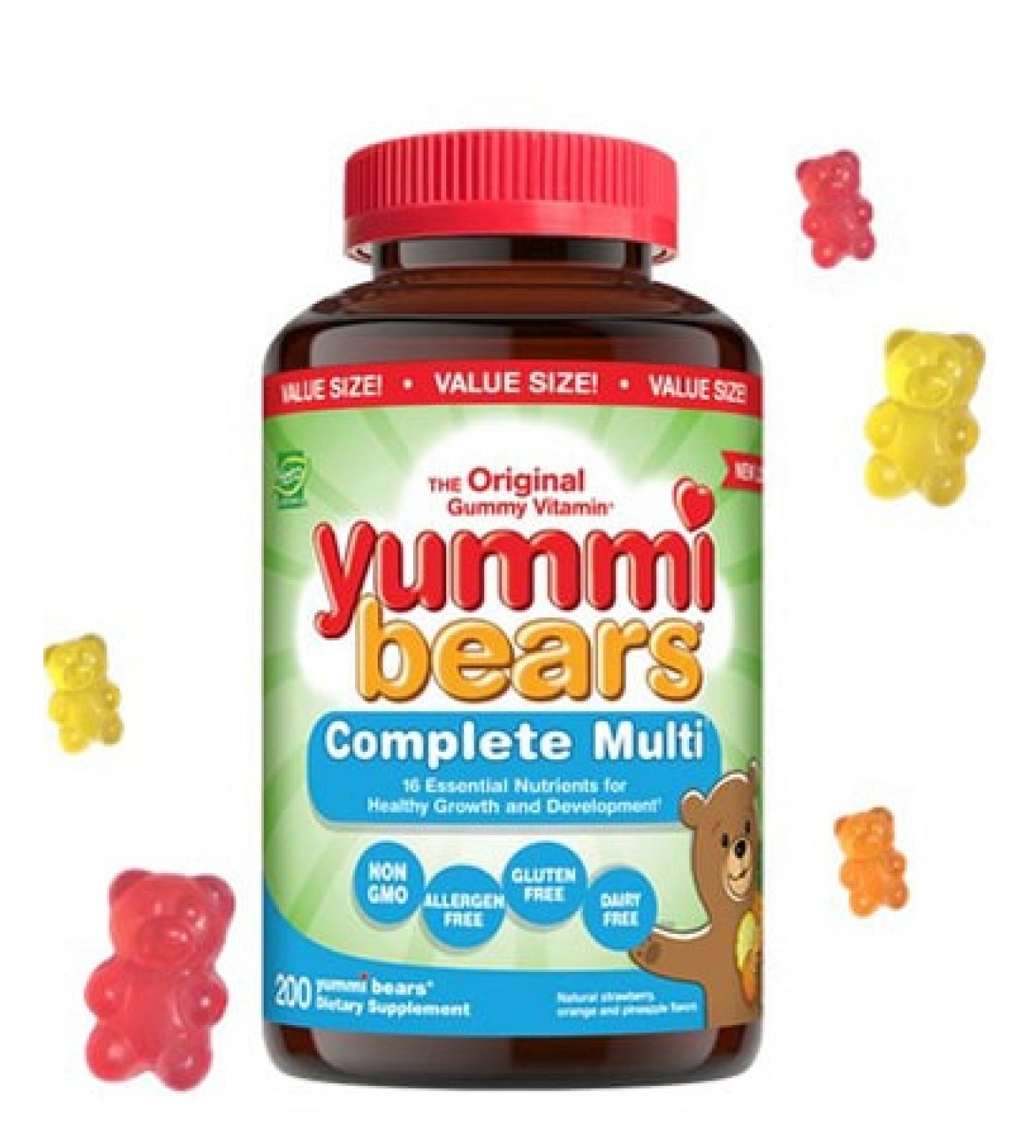Hero Nutritionals Yummi Bears Complete Multi - 200 Gummies | Best Value & Nutritional Support - Buy Online on GoSupps.com