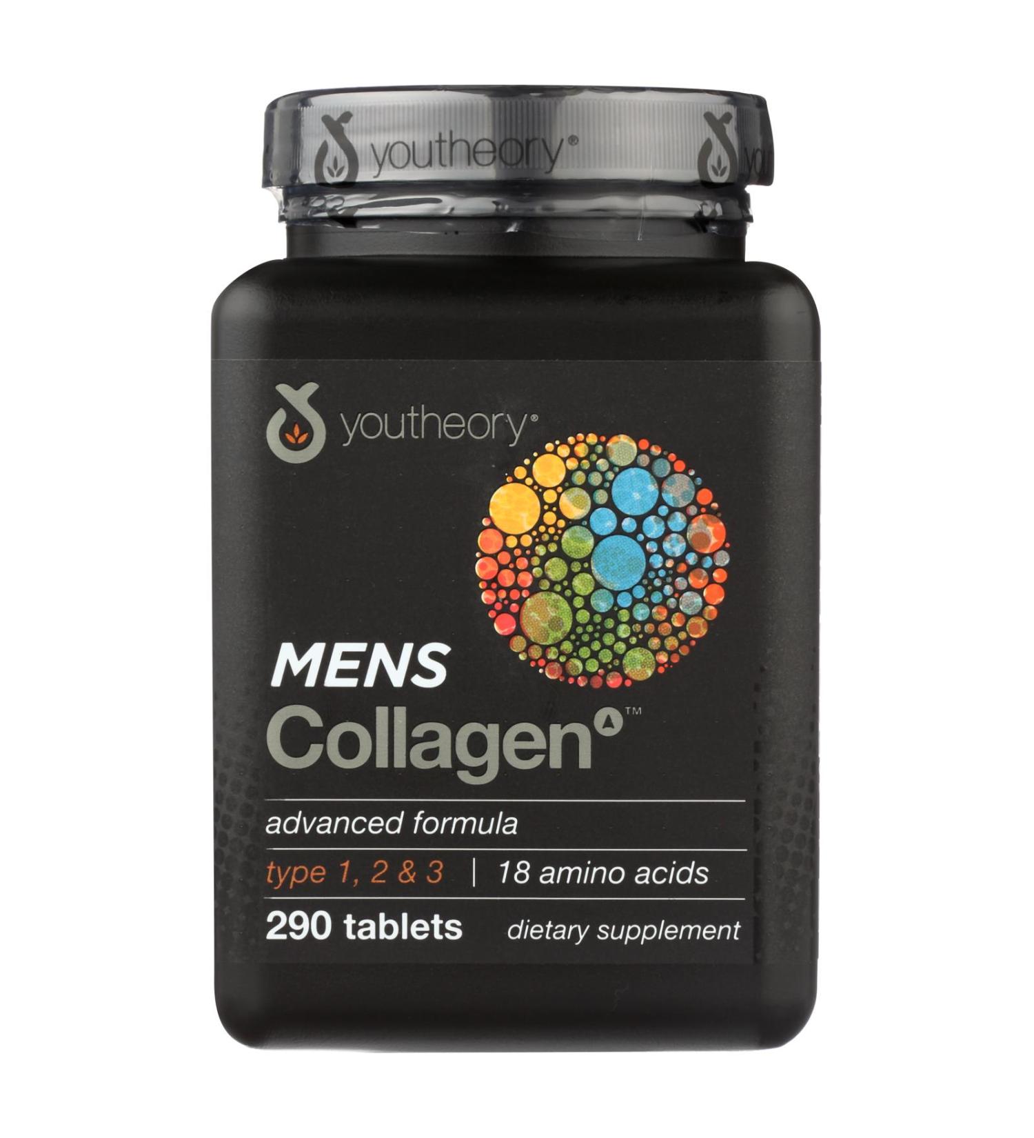 Youtheory Collagen - Mens - Advanced - 290 Tablets