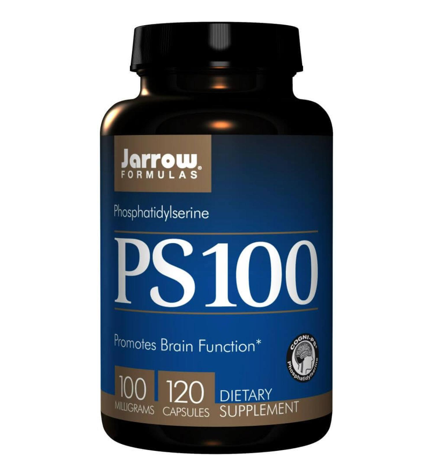 Jarrow Formulas PS 100 - Phosphatidylserine 100mg, 120 Capsules for Brain Health - Buy Online on GoSupps.com