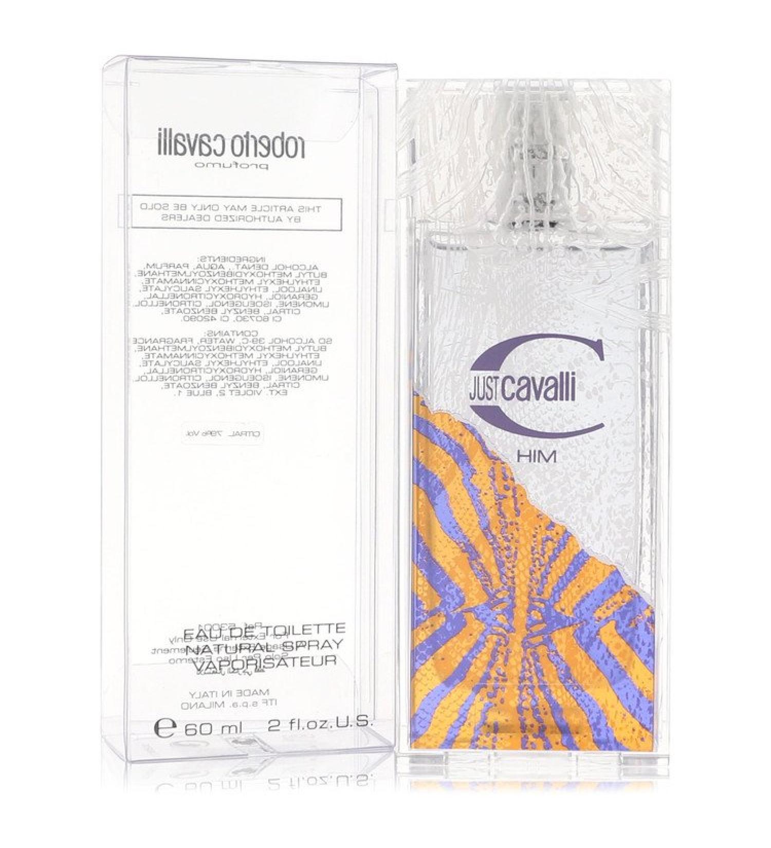 Just Cavalli by Roberto Cavalli Eau De Toilette Spray 2 oz for Men