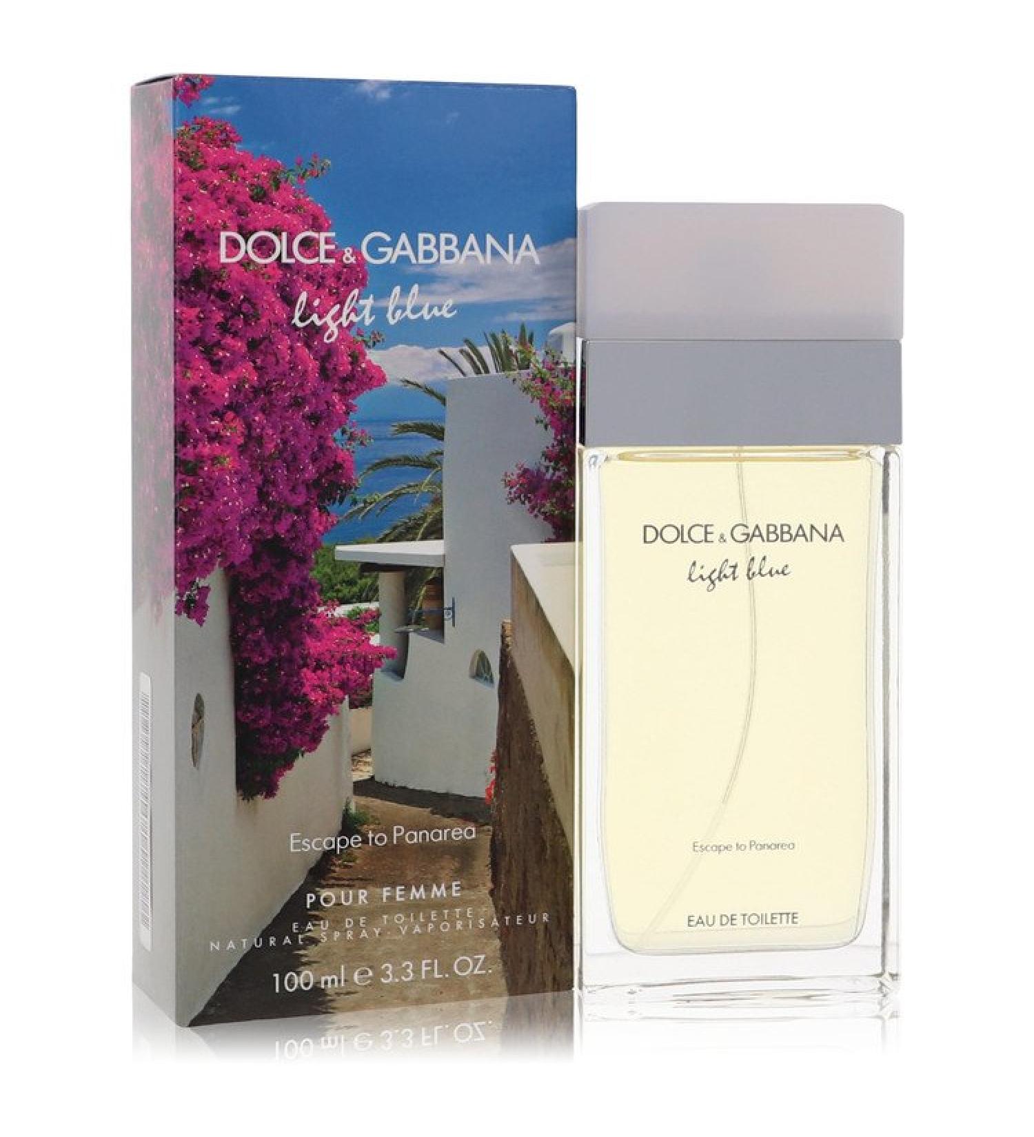 Light Blue Escape to Panarea by Dolce & Gabbana Eau De Toilette Spray 3.3 oz for Women