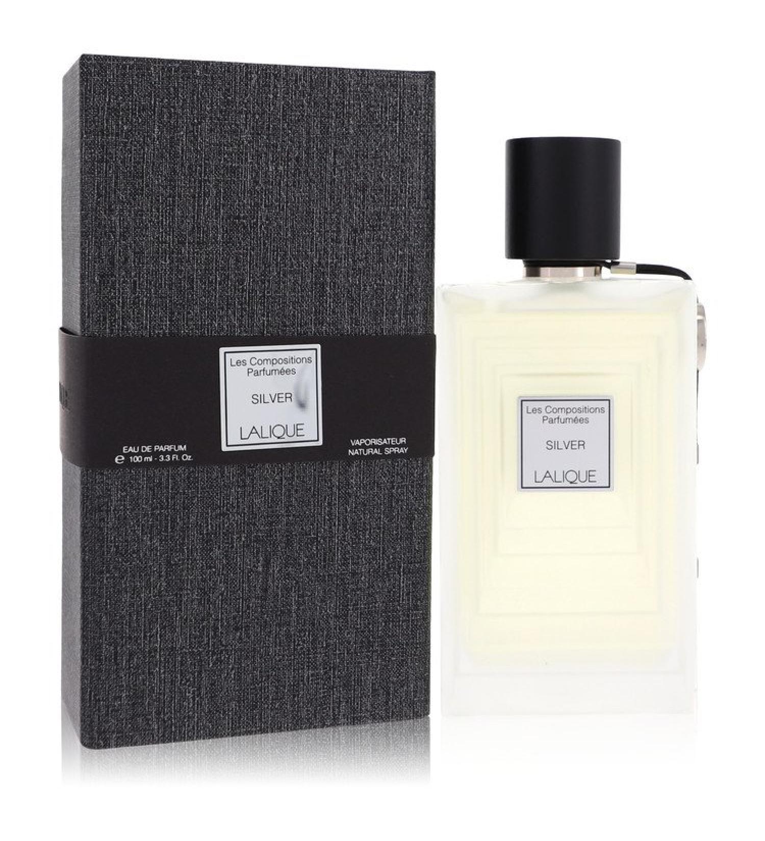 Les Compositions Parfumees Silver by Lalique Eau De Parfum Spray 3.3 oz for Women