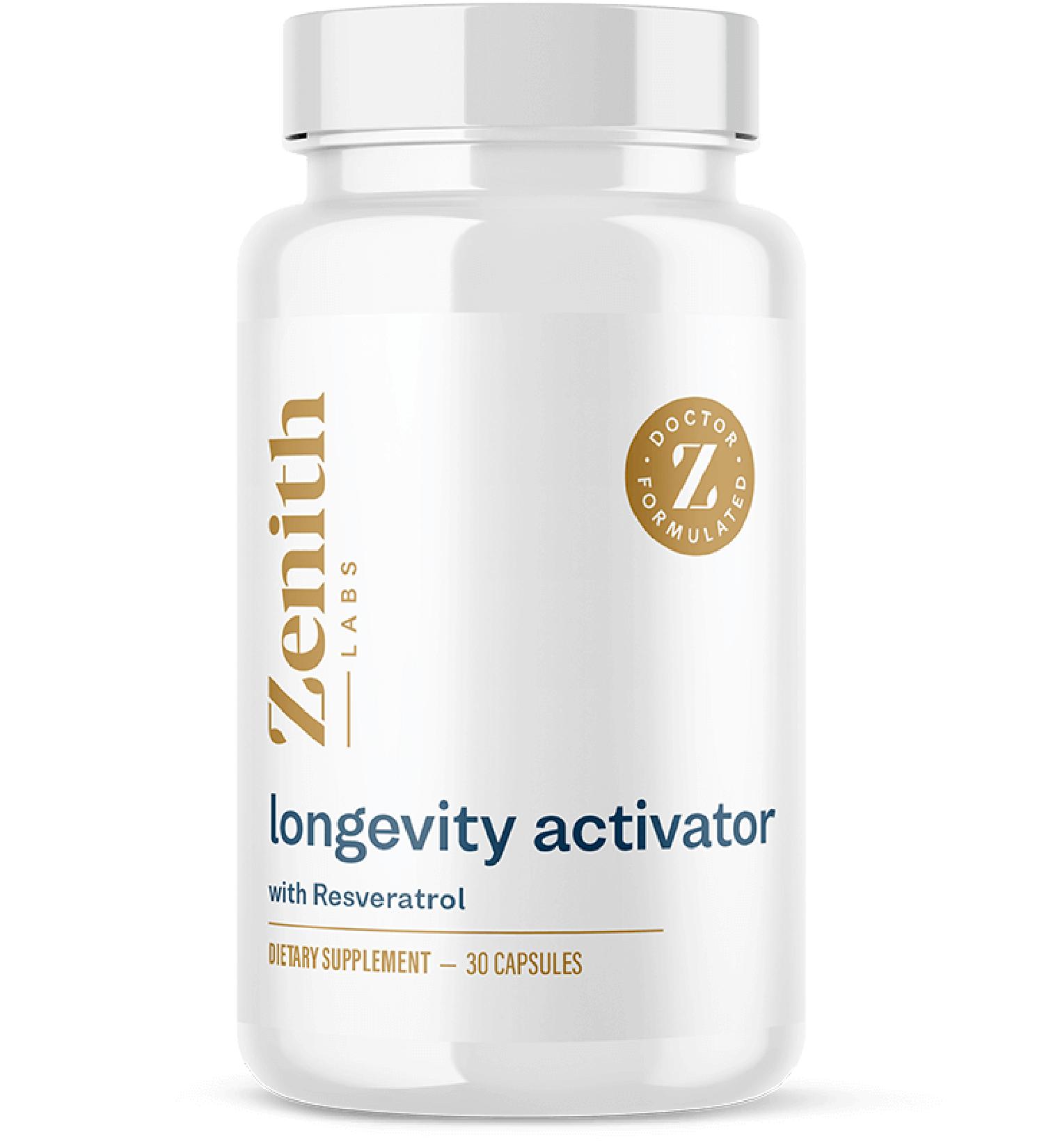 Zenith Labs Longevity Activator: Anti-Aging Supplement with Resveratrol for Immune Function & Memory Support - Buy Online on GoSupps.com